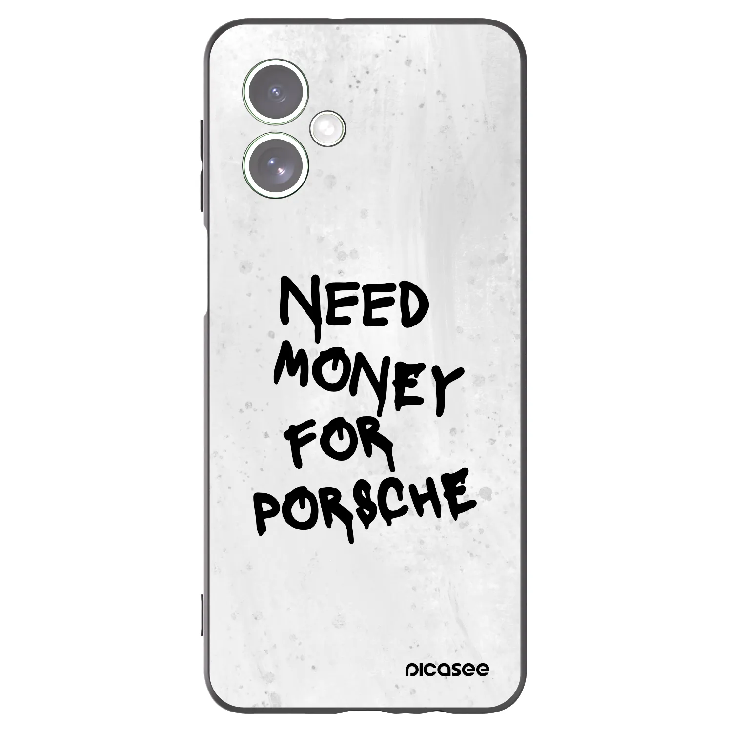 Picasee husă neagră din silicon pentru Motorola Moto G54 5G - White Dollar