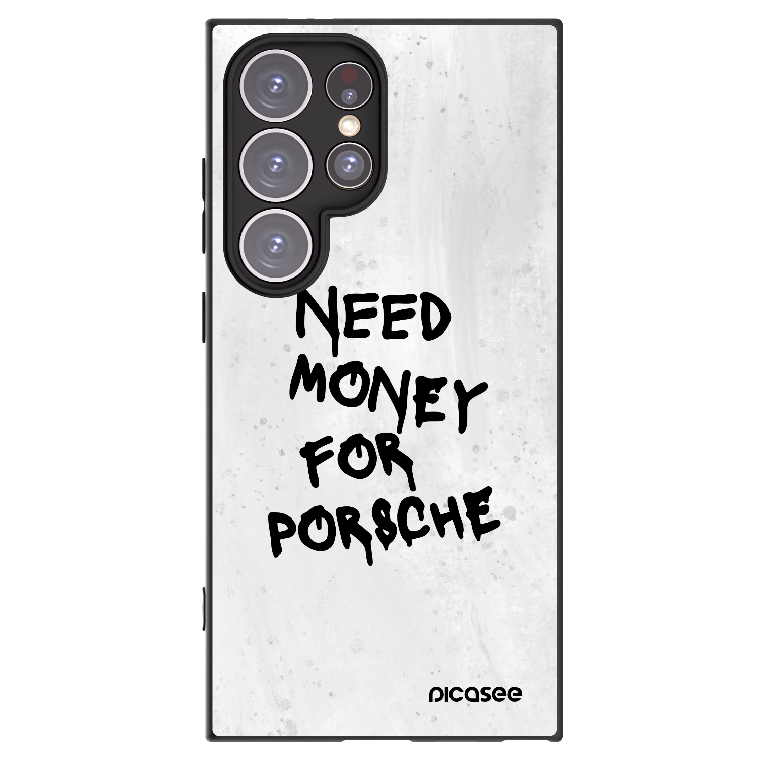 Picasee husă neagră din silicon pentru Samsung Galaxy S24 Ultra S928B 5G - White Dollar