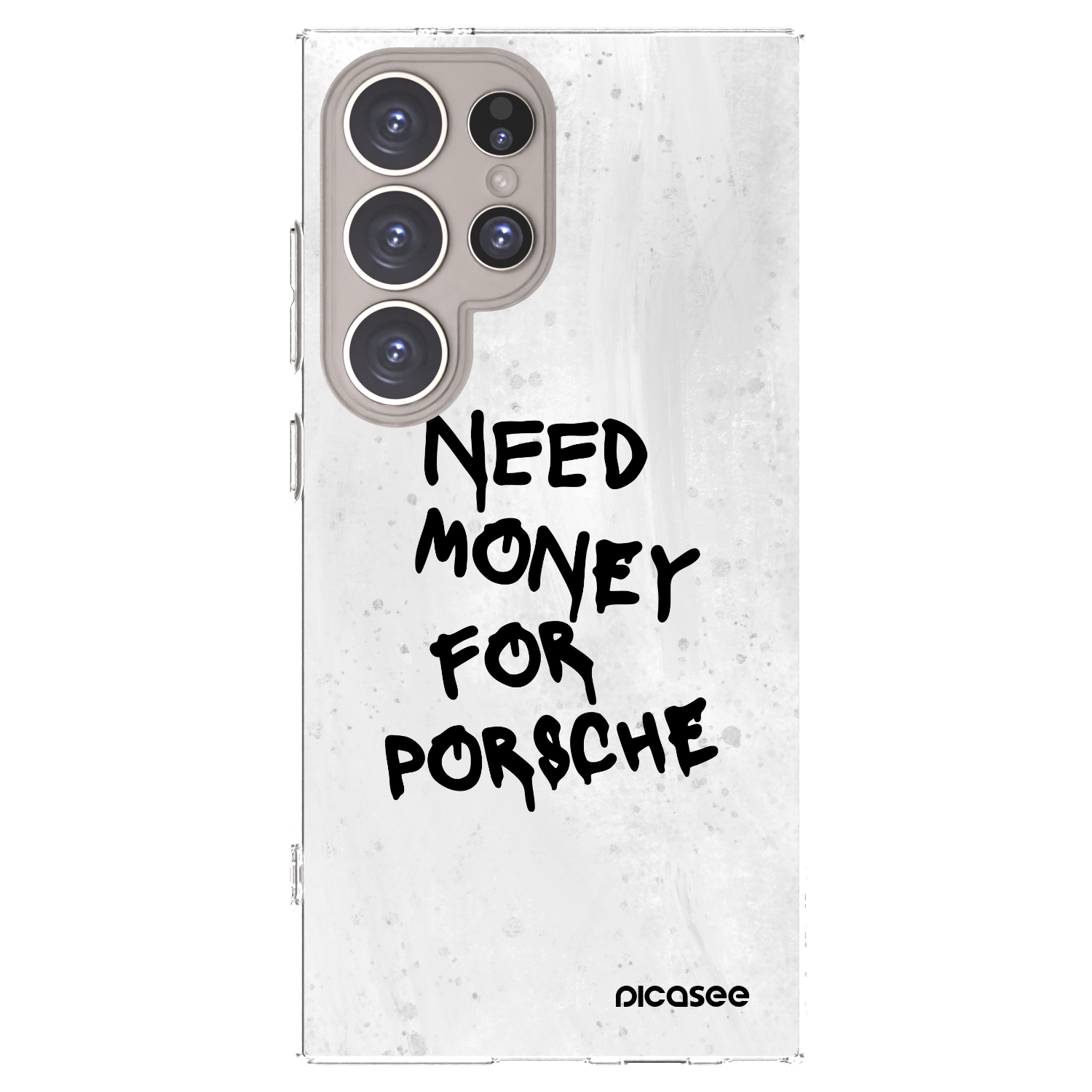 Picasee husă transparentă din silicon pentru Samsung Galaxy S24 Ultra S928B 5G - White Dollar