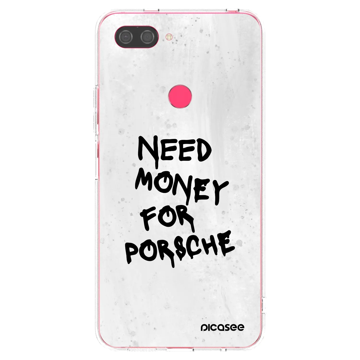 Picasee husă transparentă din silicon pentru Xiaomi Mi 8 Lite - White Dollar