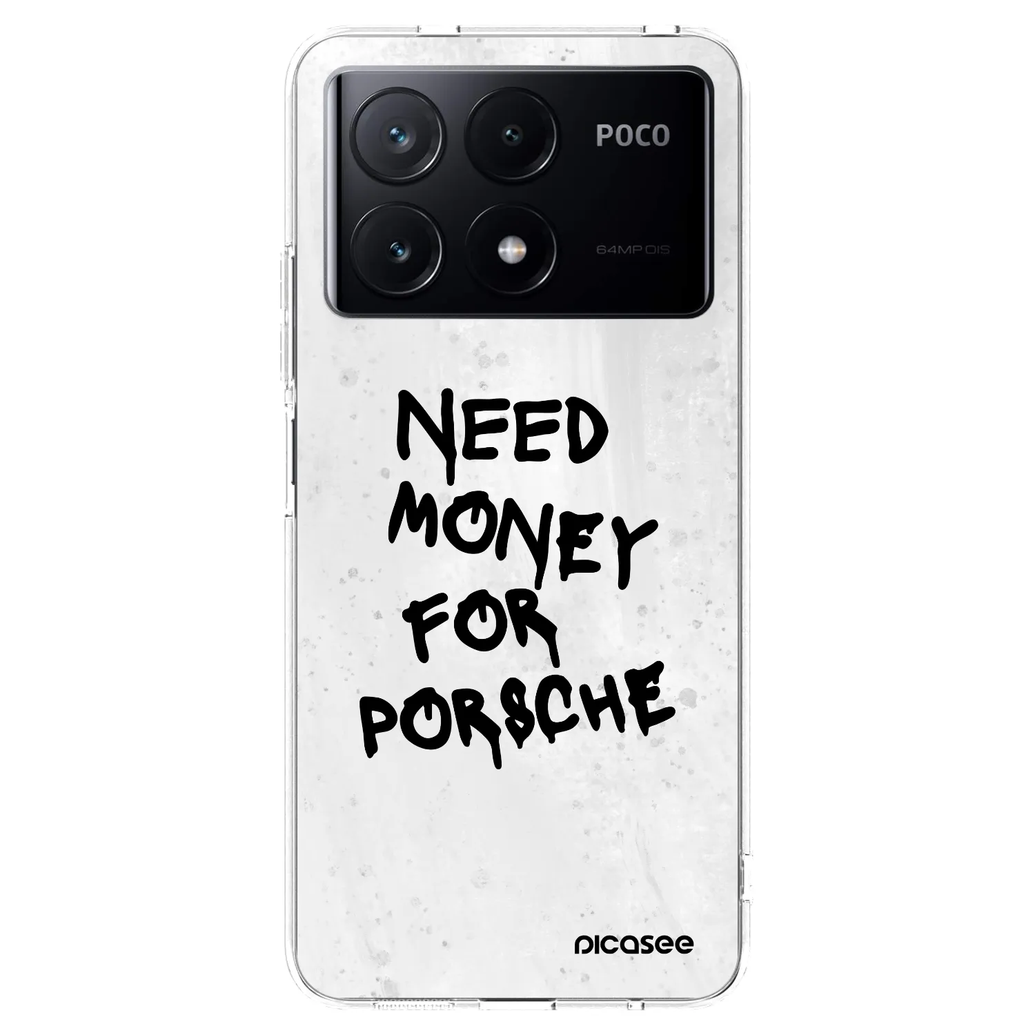 Picasee husă transparentă din silicon pentru Xiaomi Poco X6 Pro - White Dollar