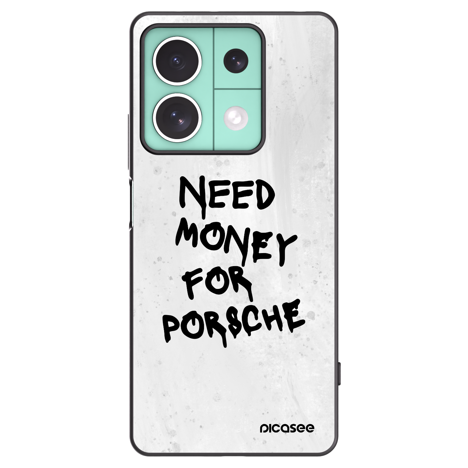 Picasee husă neagră din silicon pentru Xiaomi Redmi Note 13 5G - White Dollar