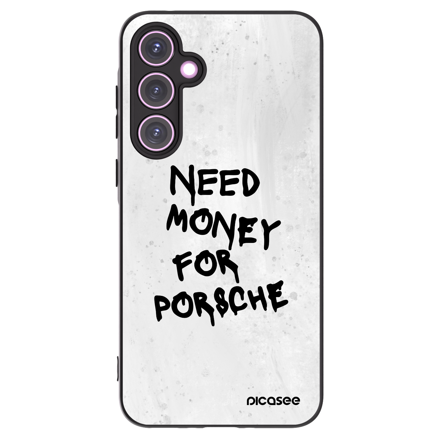 Picasee husă neagră din silicon pentru Samsung Galaxy A35 5G A356B - White Dollar