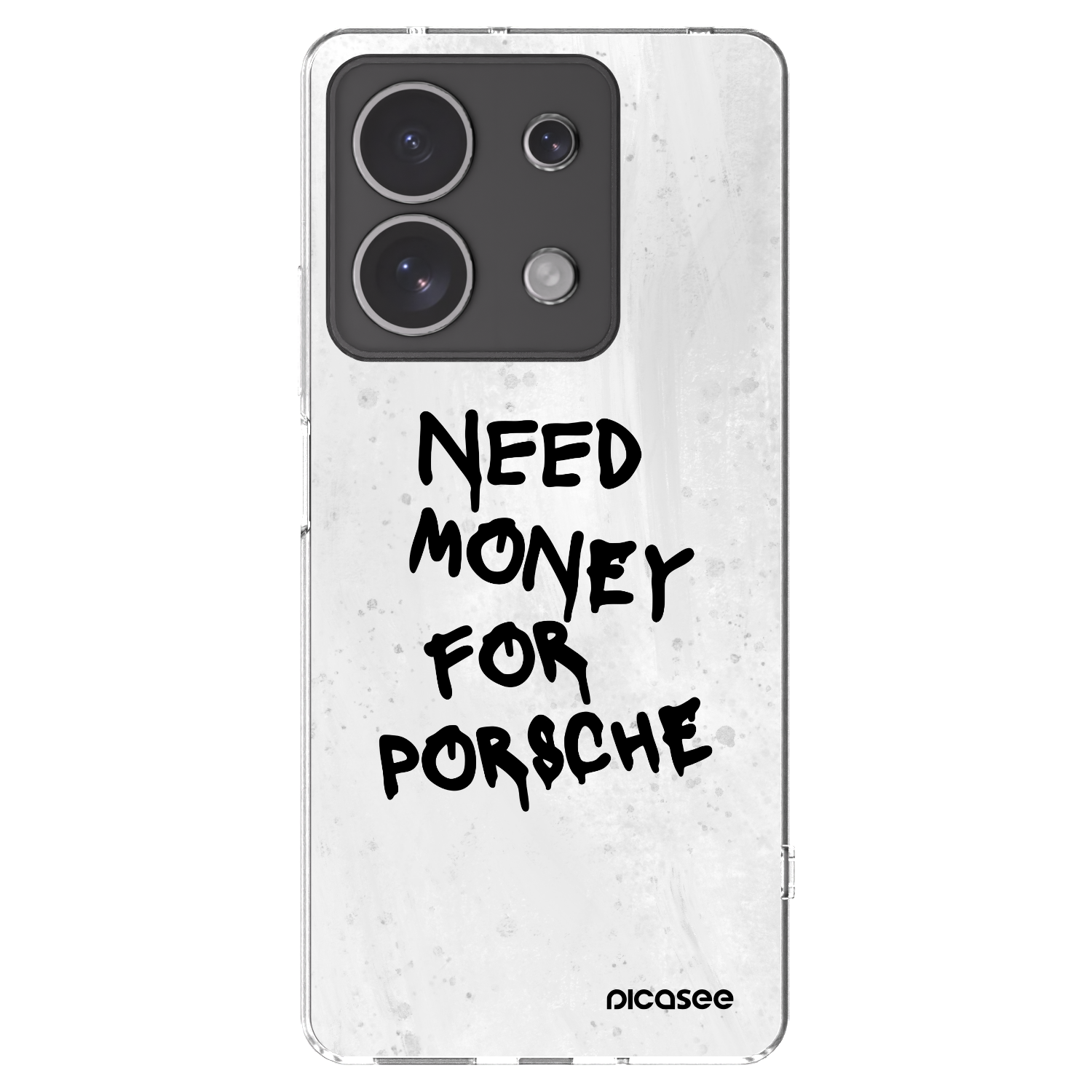 Picasee husă transparentă din silicon pentru Xiaomi Redmi Note 13 4G - White Dollar