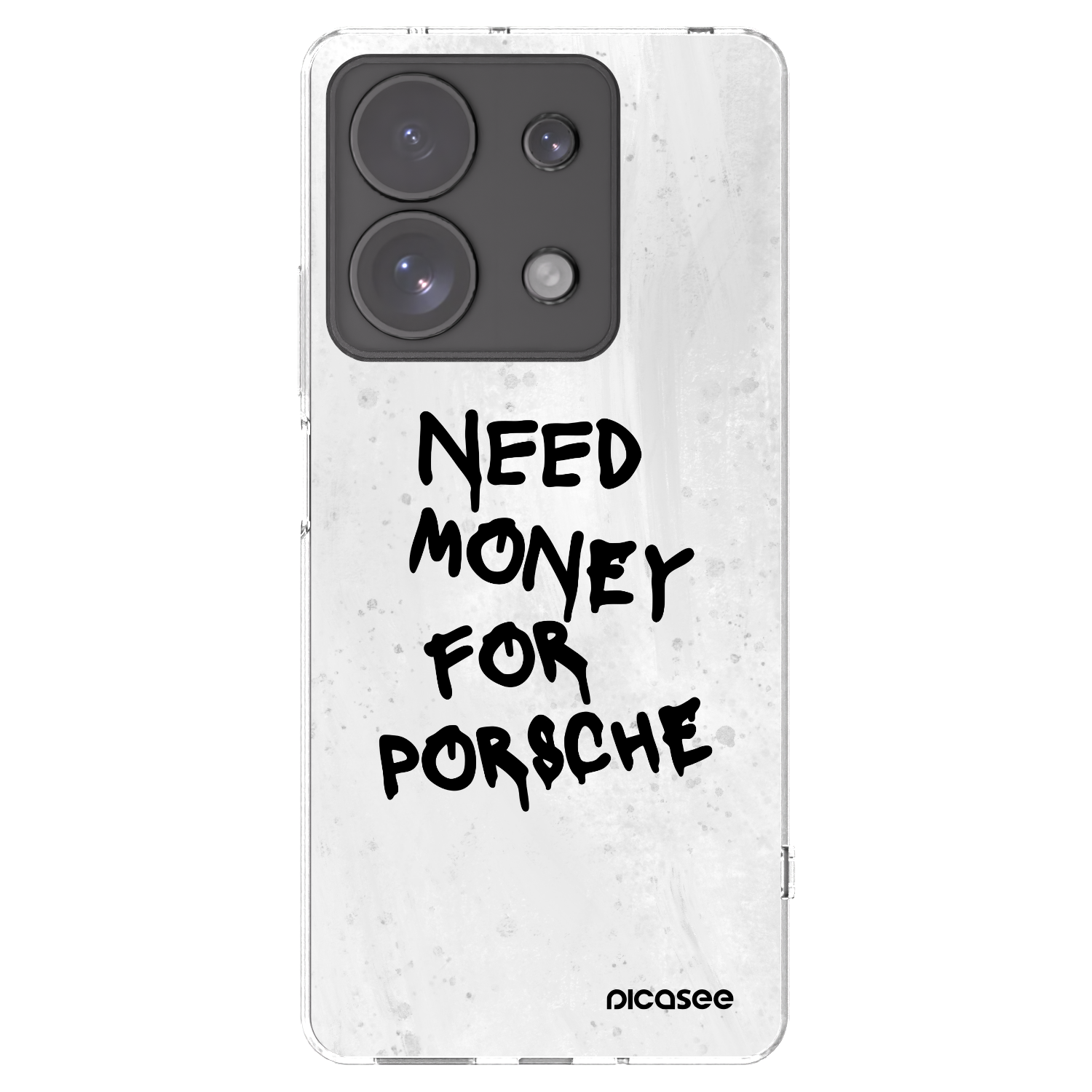 Picasee husă transparentă din silicon pentru Xiaomi Redmi Note 13 Pro 4G - White Dollar