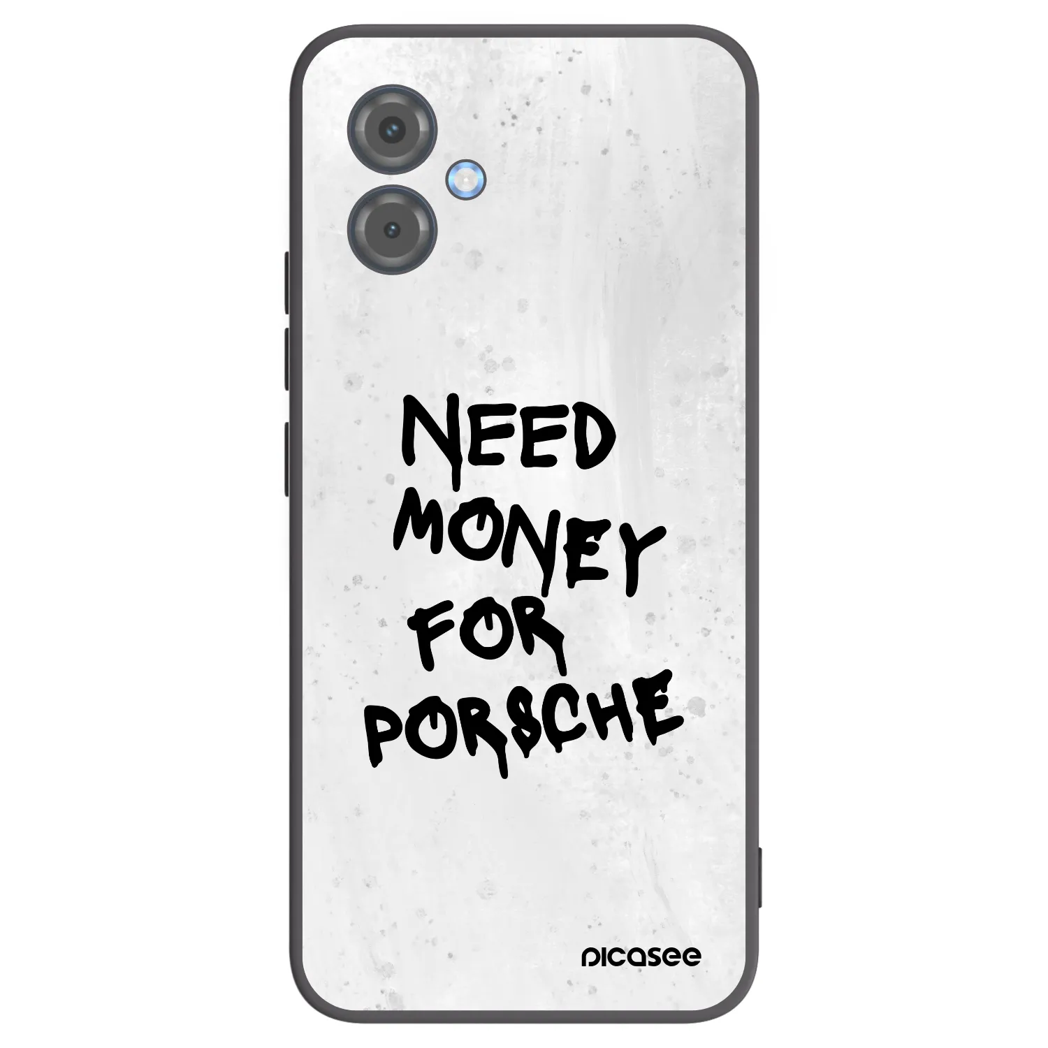 Picasee husă neagră din silicon pentru Motorola Moto G14 - White Dollar