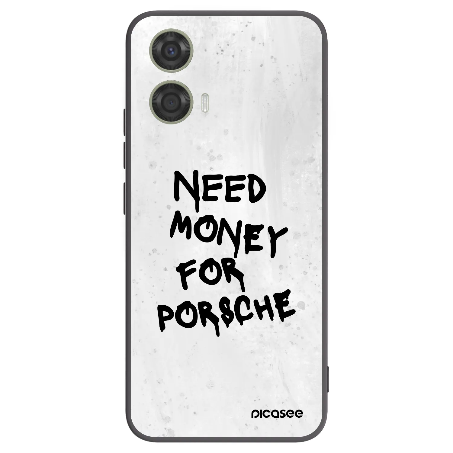 Picasee husă neagră din silicon pentru Motorola Moto G24 - White Dollar