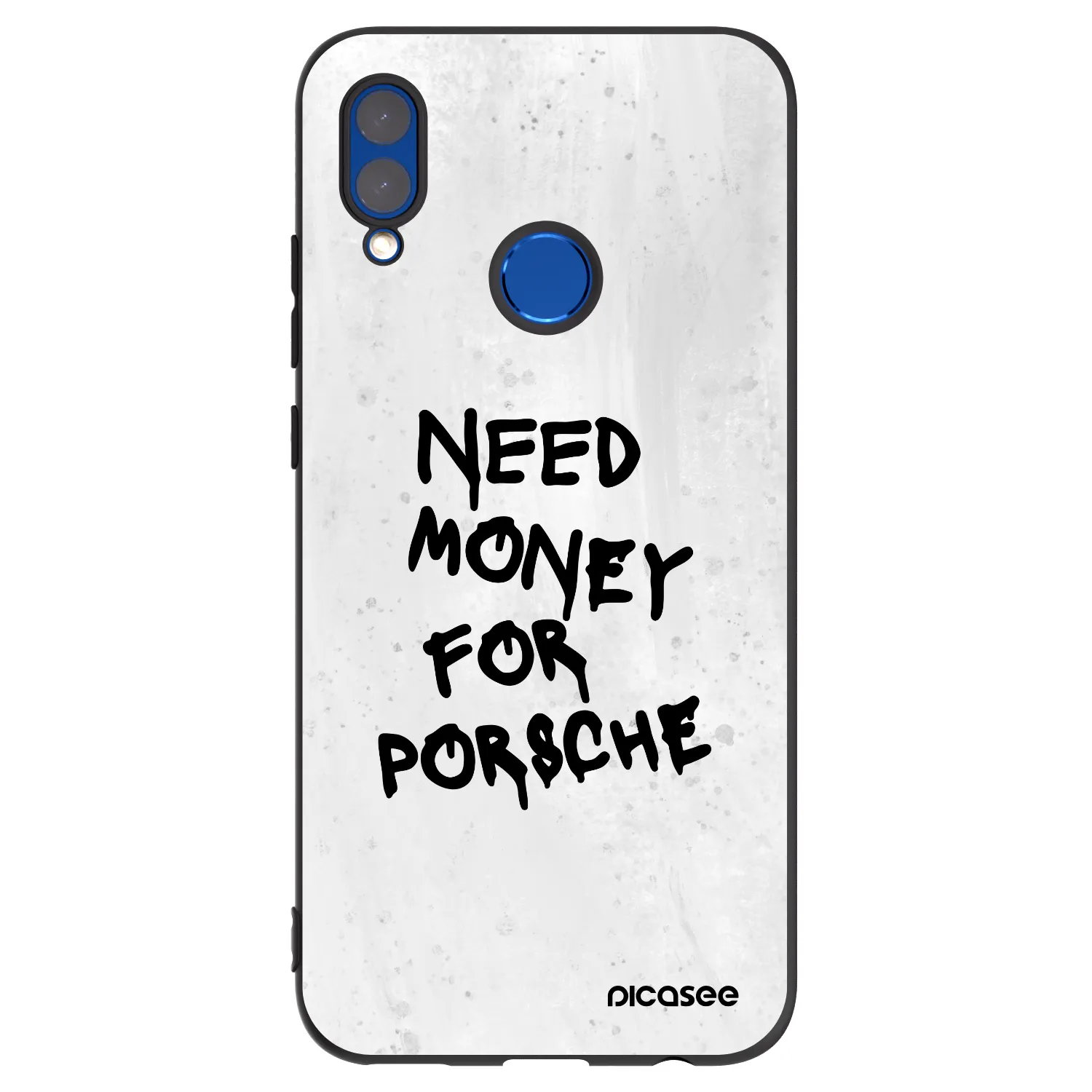 Picasee husă neagră din silicon pentru Honor 10 Lite - White Dollar