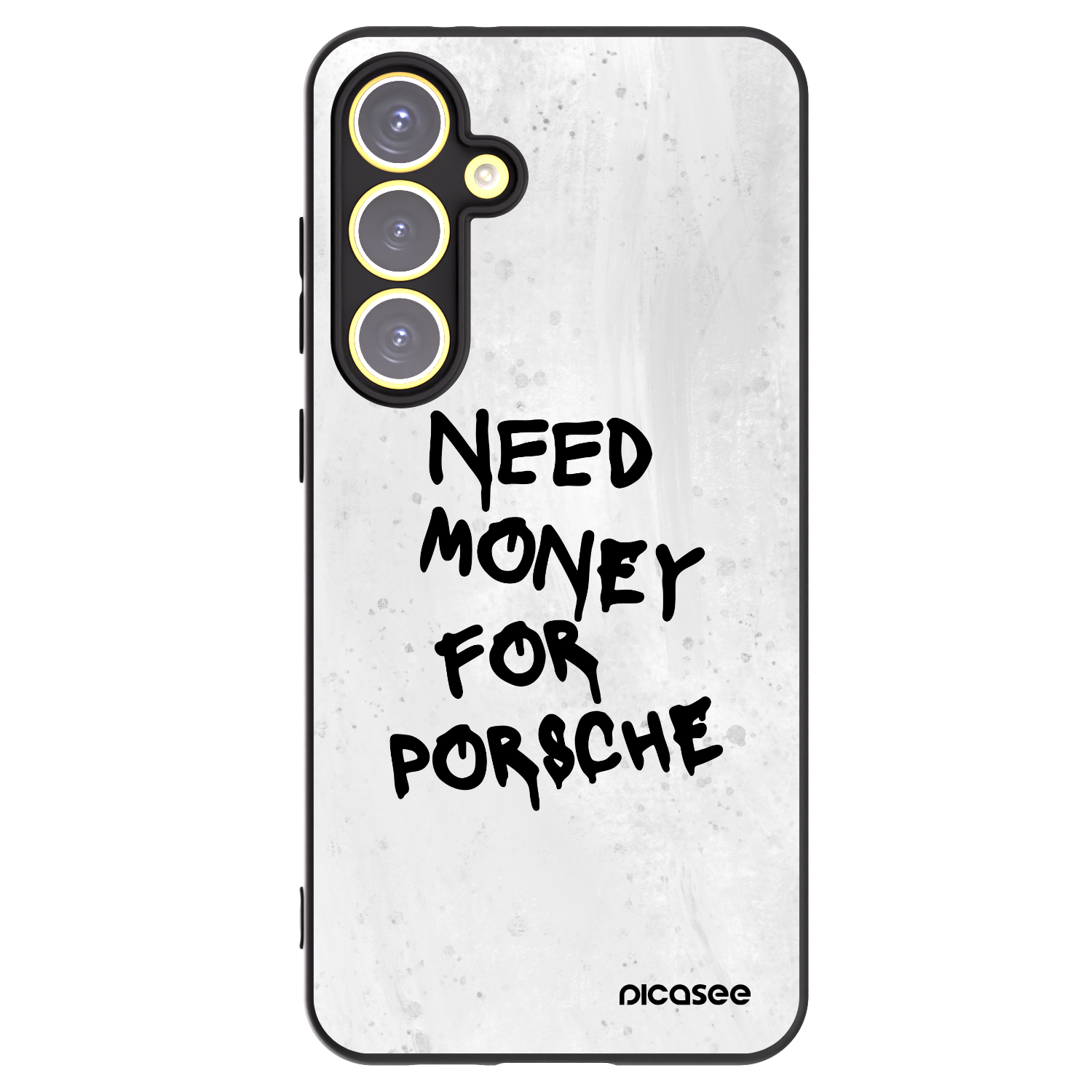 Picasee husă neagră din silicon pentru Samsung Galaxy S24 FE S721B - White Dollar