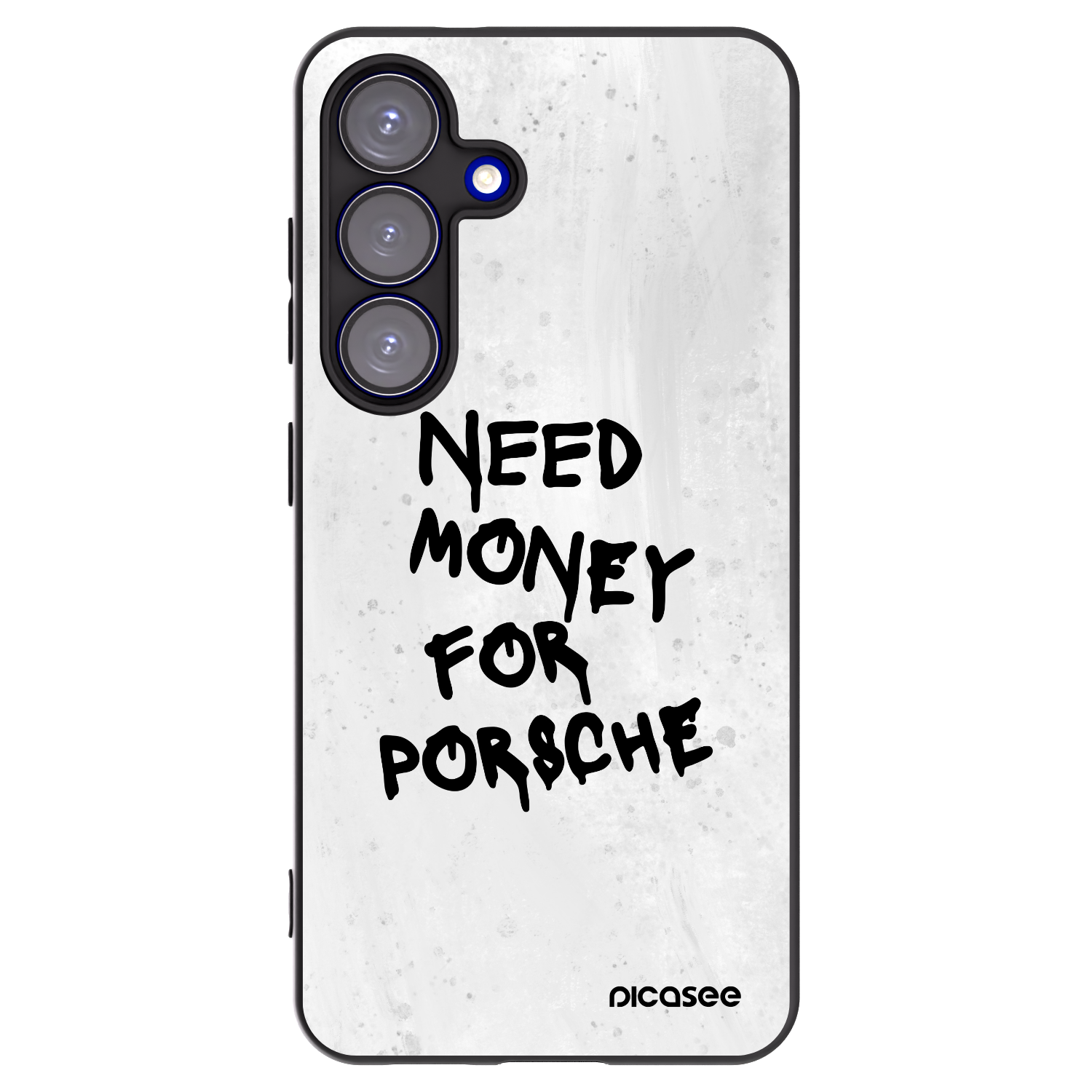 Picasee husă neagră din silicon pentru Samsung Galaxy S25 5G - White Dollar