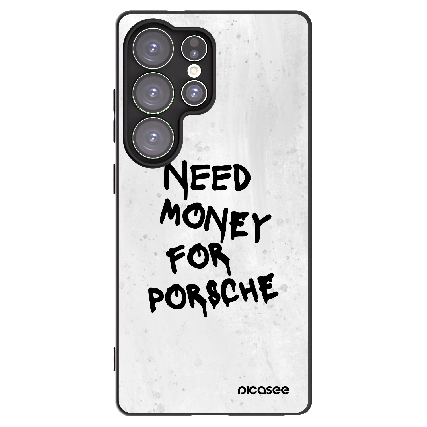 Picasee husă neagră din silicon pentru Samsung Galaxy S25 Ultra 5G - White Dollar