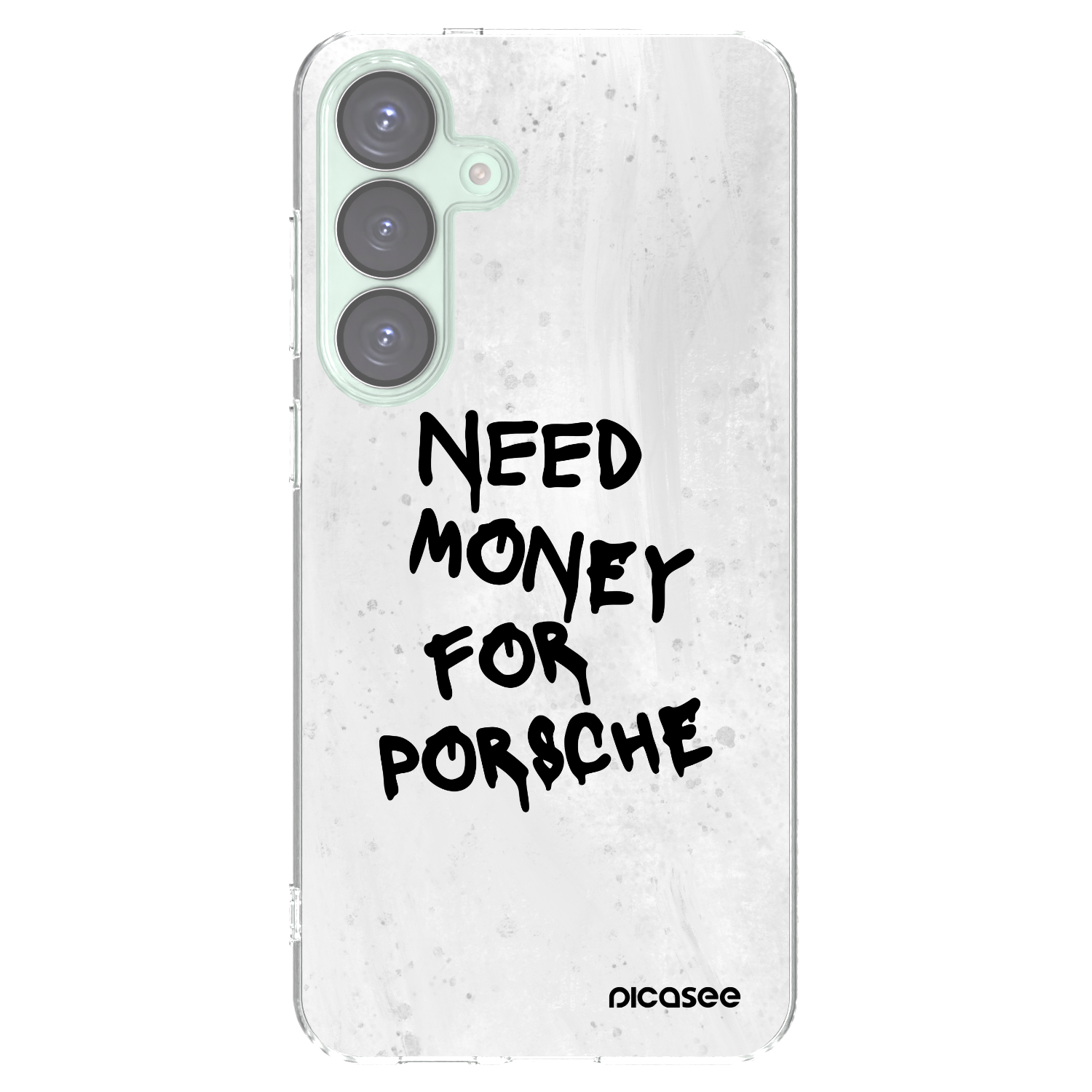 Picasee husă transparentă din silicon pentru Samsung Galaxy S25+ 5G - White Dollar