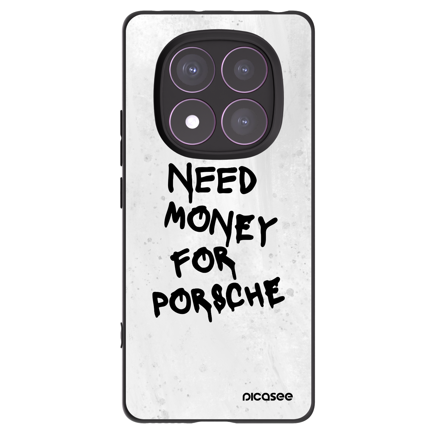 Picasee husă neagră din silicon pentru Xiaomi Redmi Note 14 Pro 4G - White Dollar