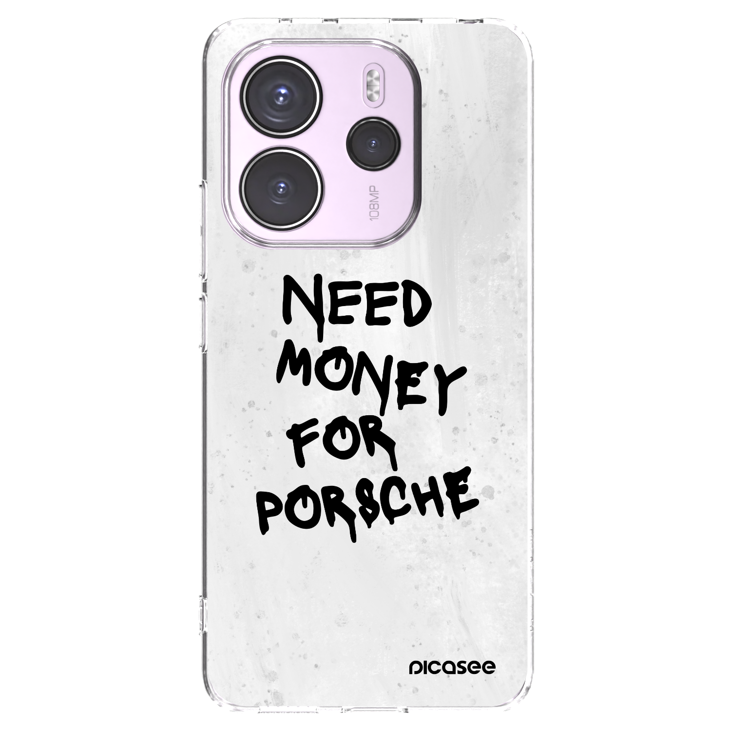 Picasee husă transparentă din silicon pentru Xiaomi Redmi Note 14 4G - White Dollar