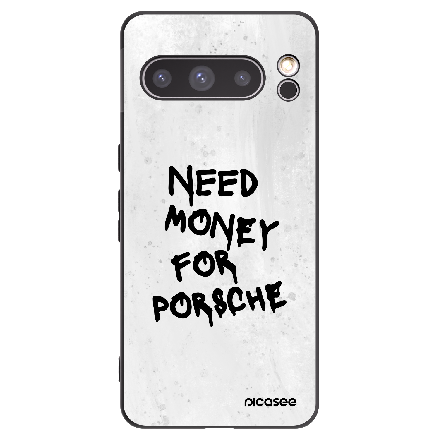 Picasee husă neagră din silicon pentru Google Pixel 8 Pro - White Dollar