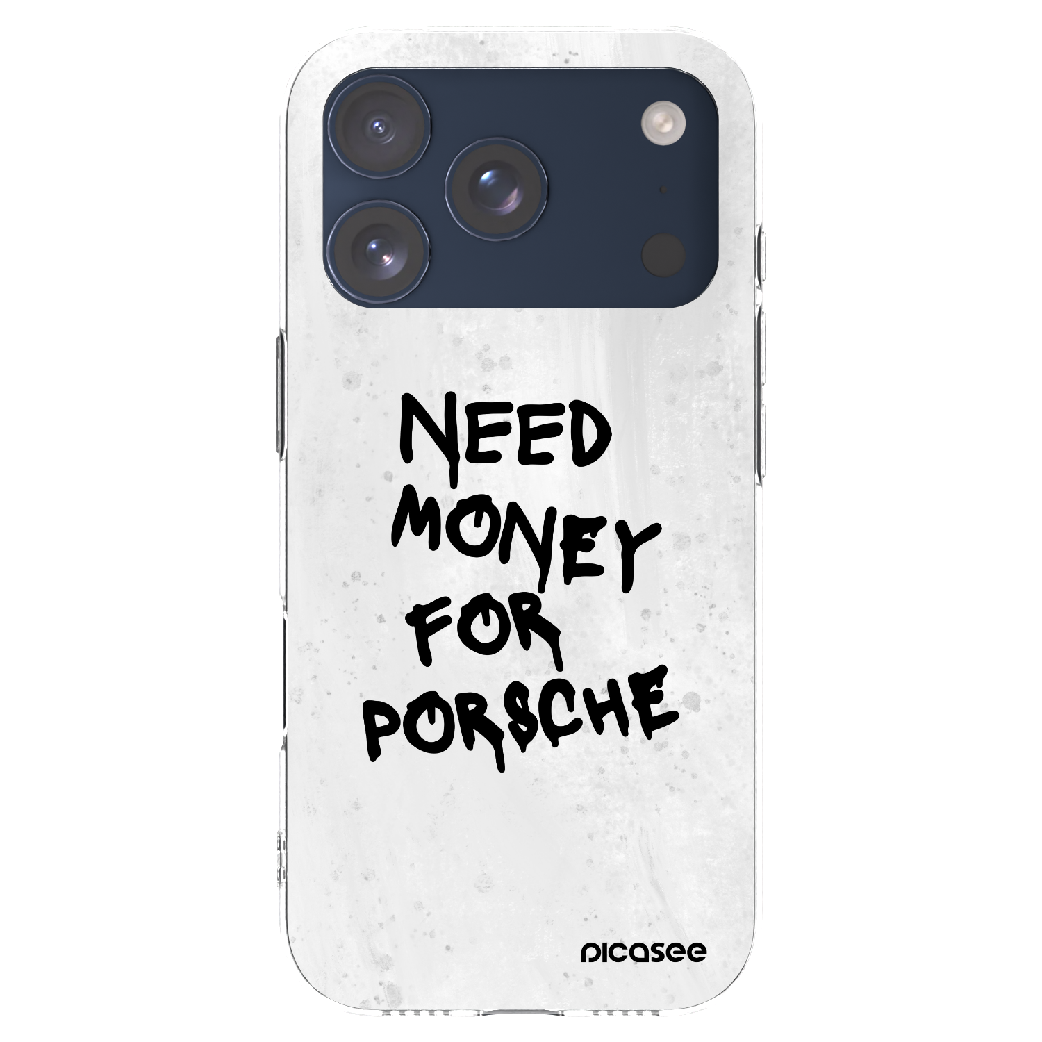 Picasee husă transparentă din silicon pentru Apple iPhone 17 Pro - White Dollar