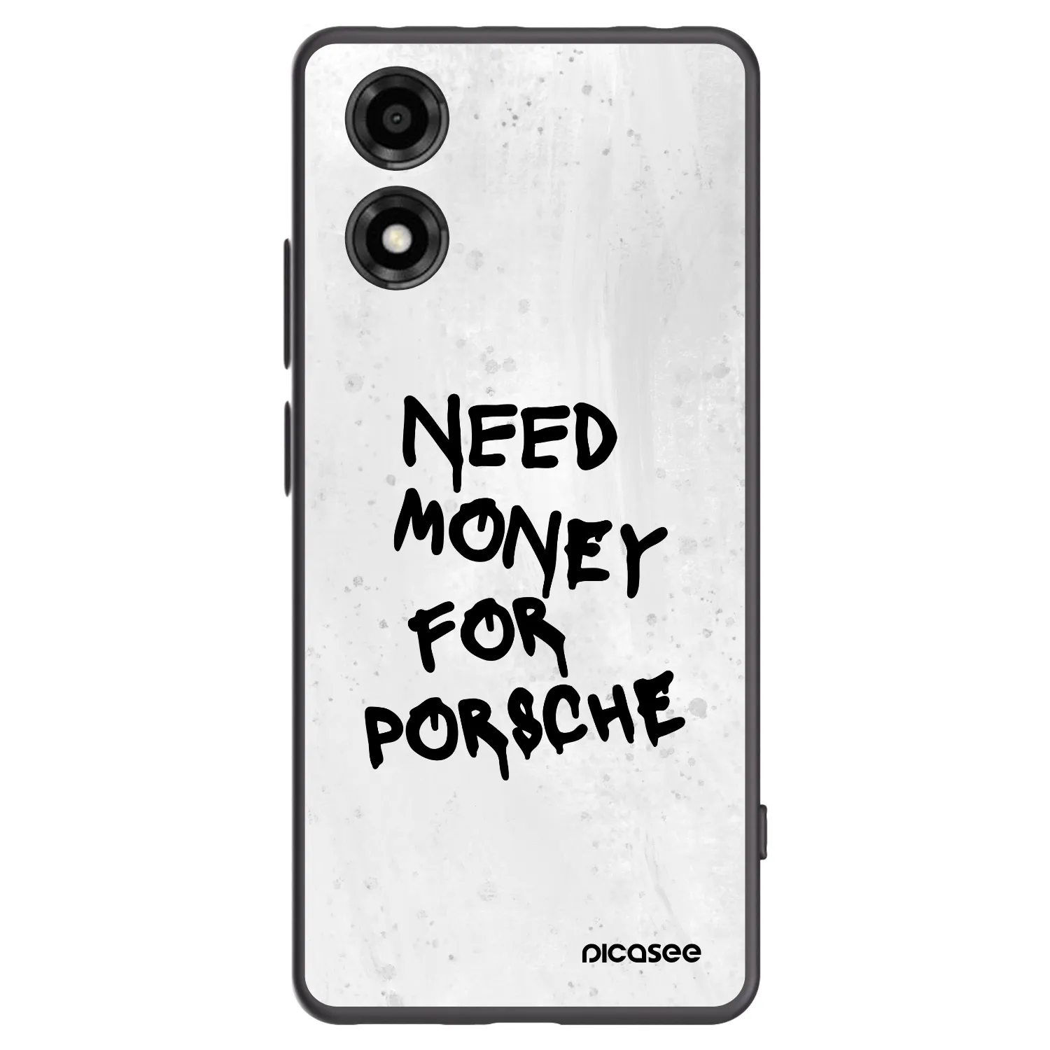 Picasee husă neagră din silicon pentru Motorola Moto E14 - White Dollar