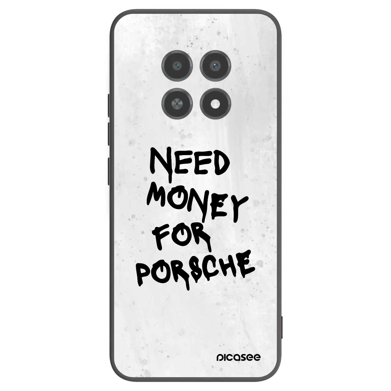 Picasee husă neagră din silicon pentru Realme 12X - White Dollar