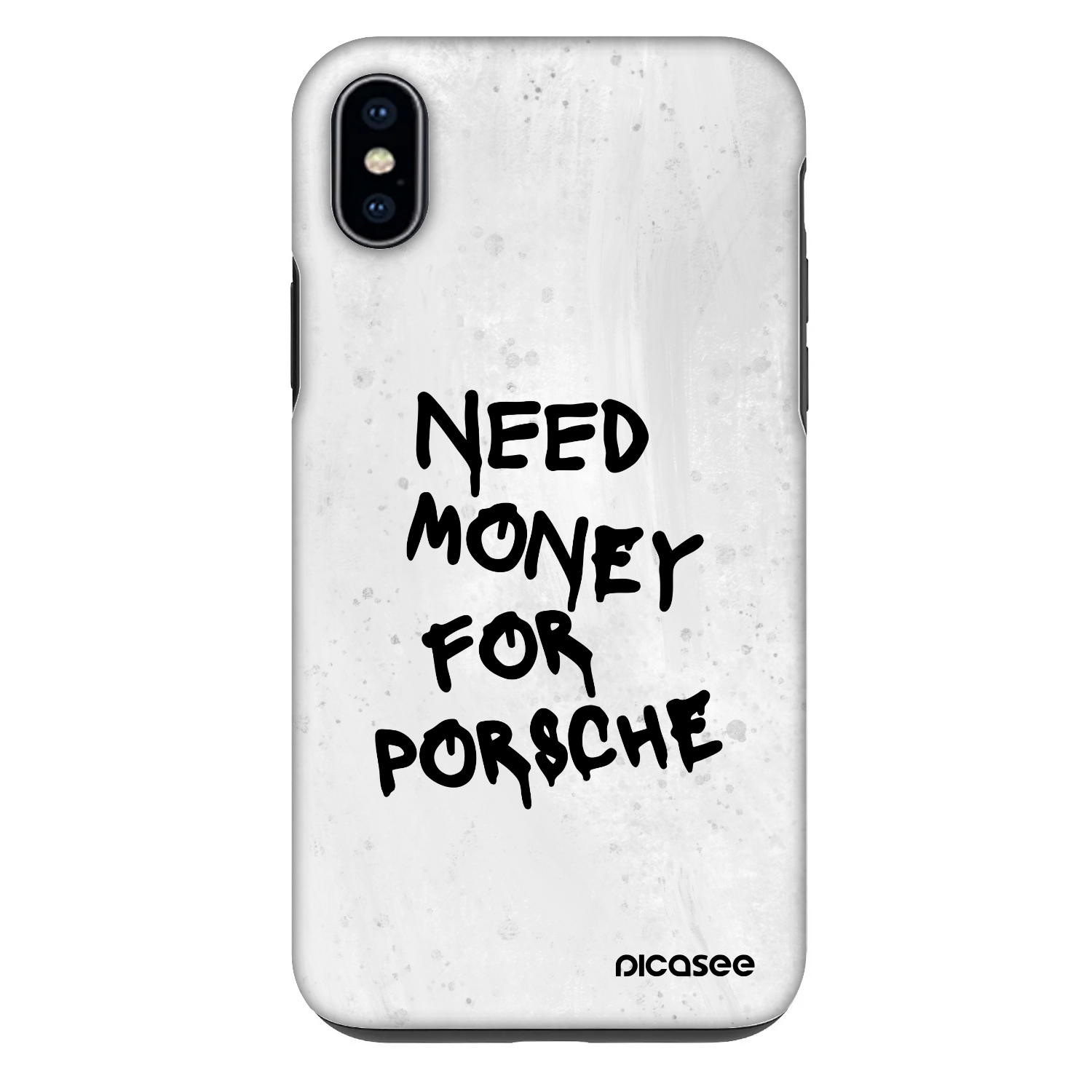 Picasee Fashion Case pentru Apple iPhone XS Max - White Dollar