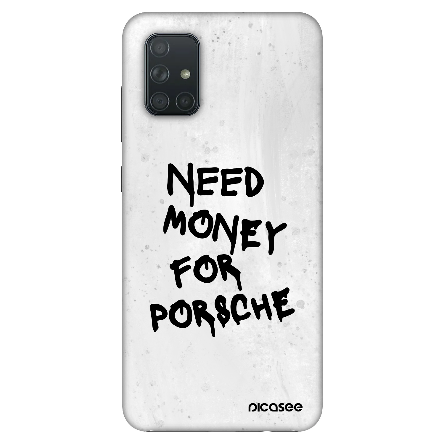 Picasee Fashion Case pentru Samsung Galaxy A71 A715F - White Dollar