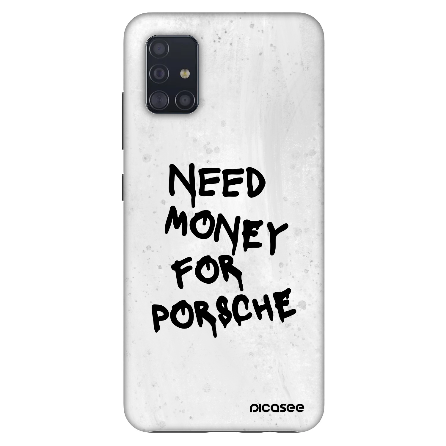 Picasee Fashion Case pentru Samsung Galaxy A51 A515F - White Dollar