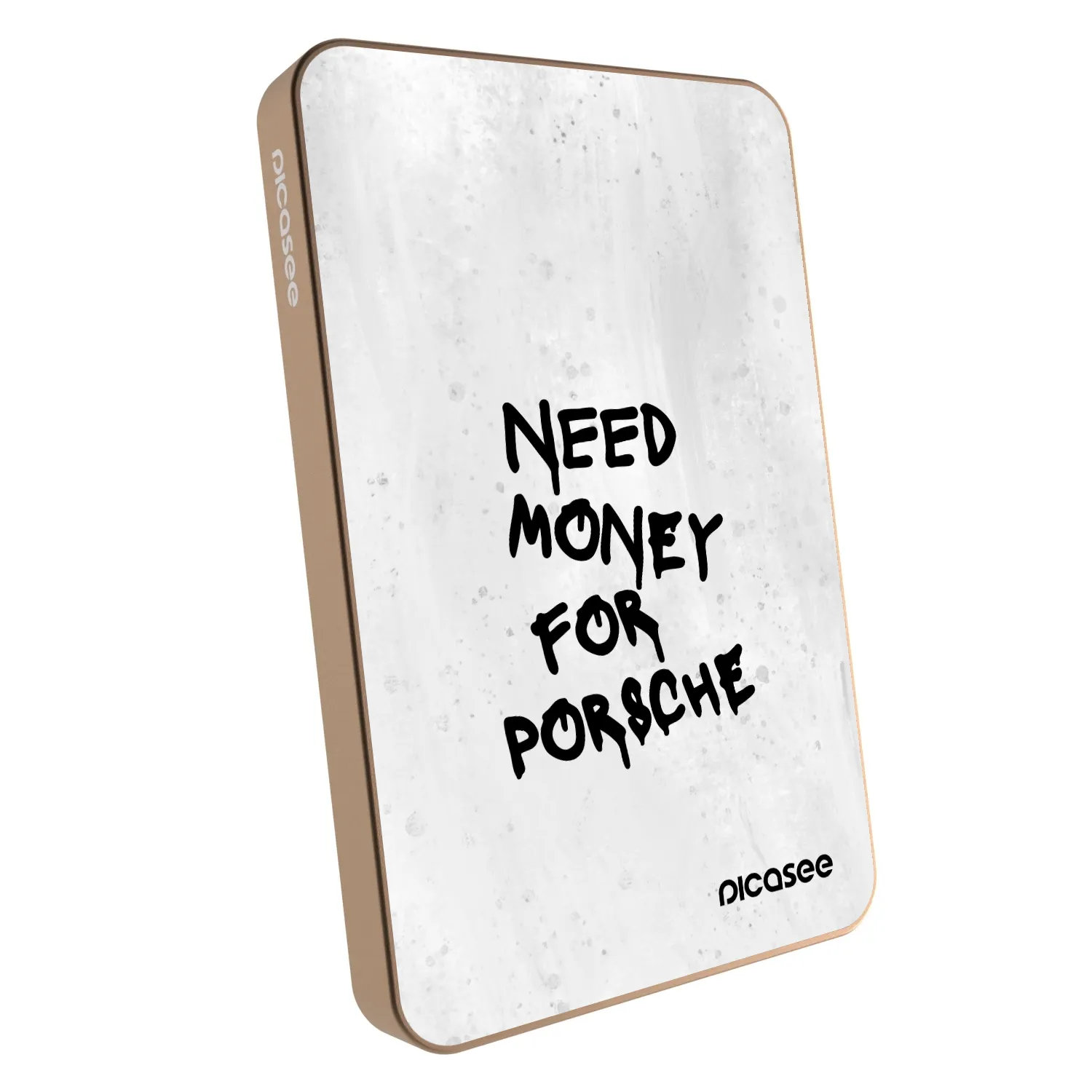 Picasee Powerbank cu MagSafe 5 000 mAh De aur - White Dollar