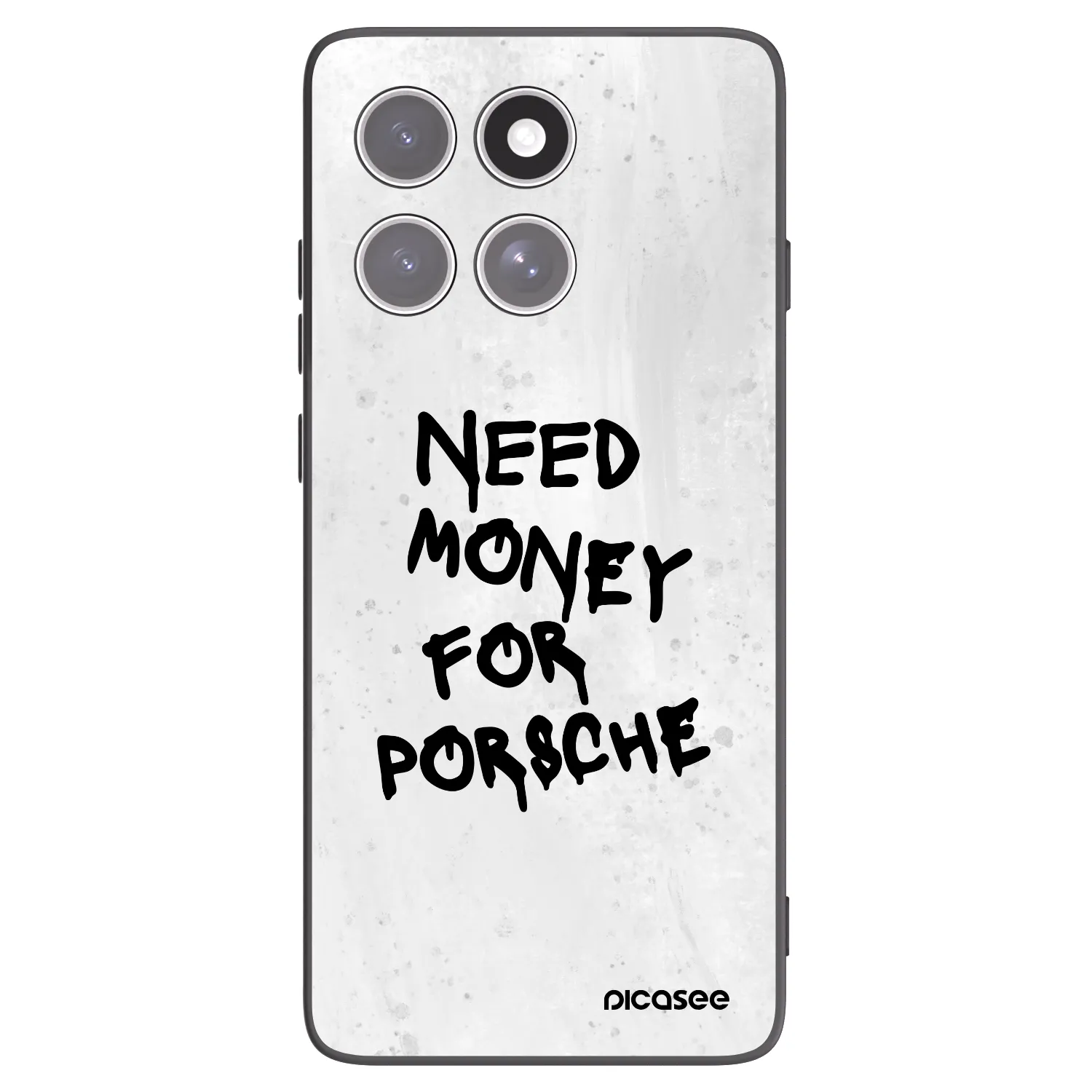 Picasee husă neagră din silicon pentru Motorola Edge 60 Fusion - White Dollar
