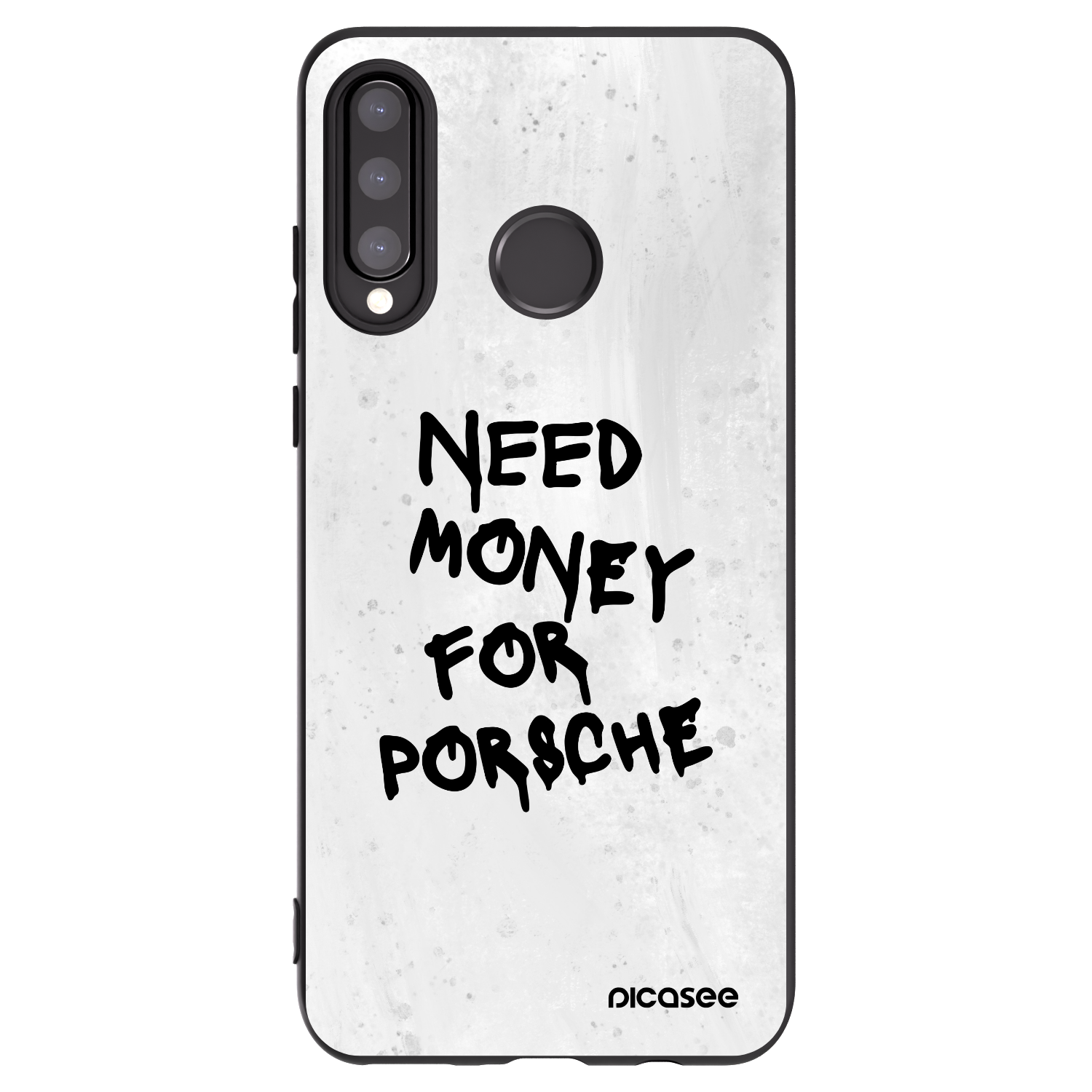 Picasee husă neagră din silicon pentru Huawei P30 Lite - White Dollar