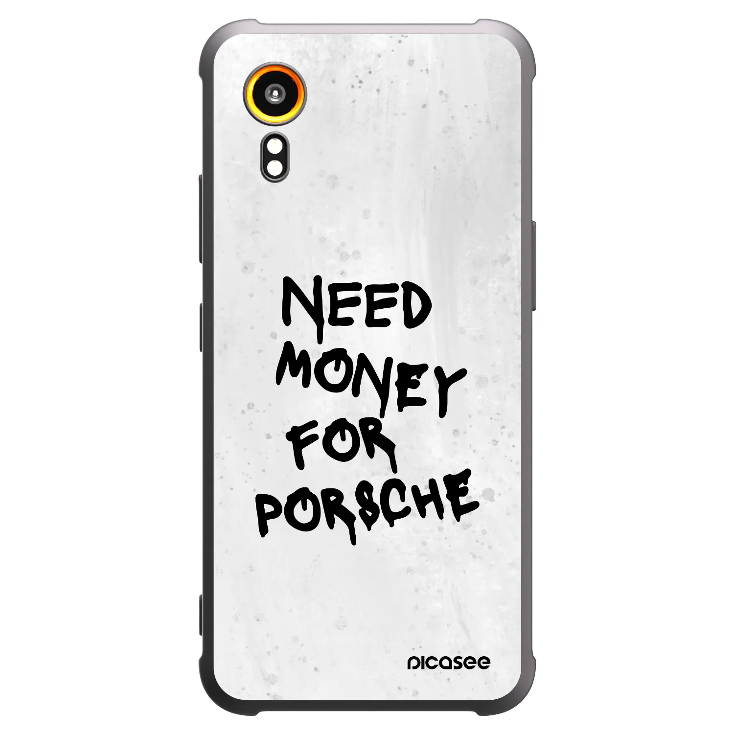 Picasee husă neagră din silicon pentru Samsung Galaxy Xcover 7 - White Dollar