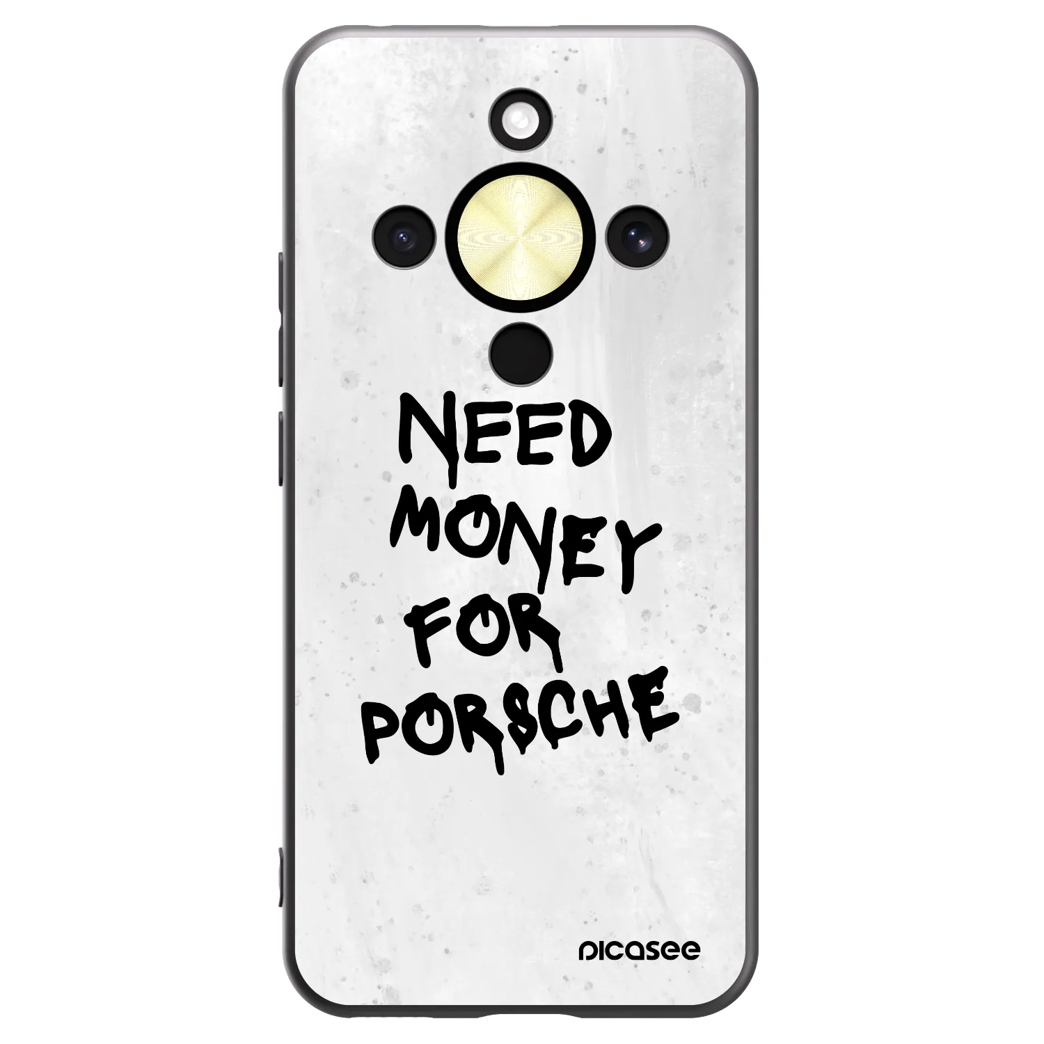 Picasee husă neagră din silicon pentru Honor Magic8 Lite 5G - White Dollar