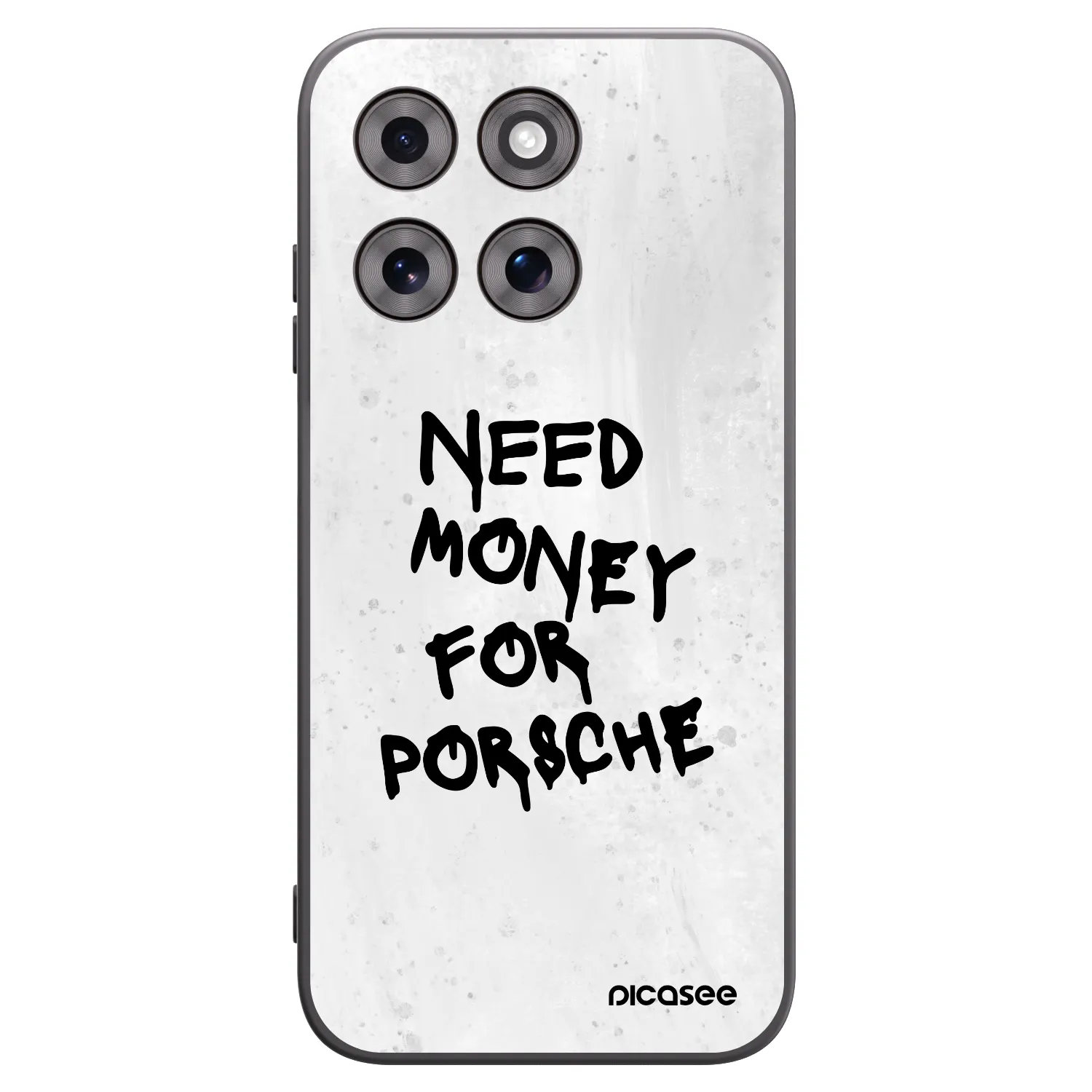 Picasee husă neagră din silicon pentru Motorola Moto G77 - White Dollar