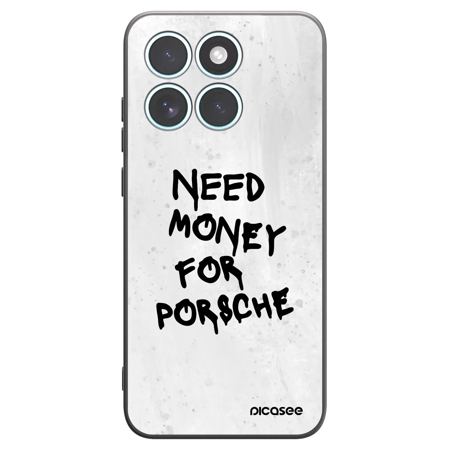 Picasee husă neagră din silicon pentru Motorola Edge 70 Fusion - White Dollar