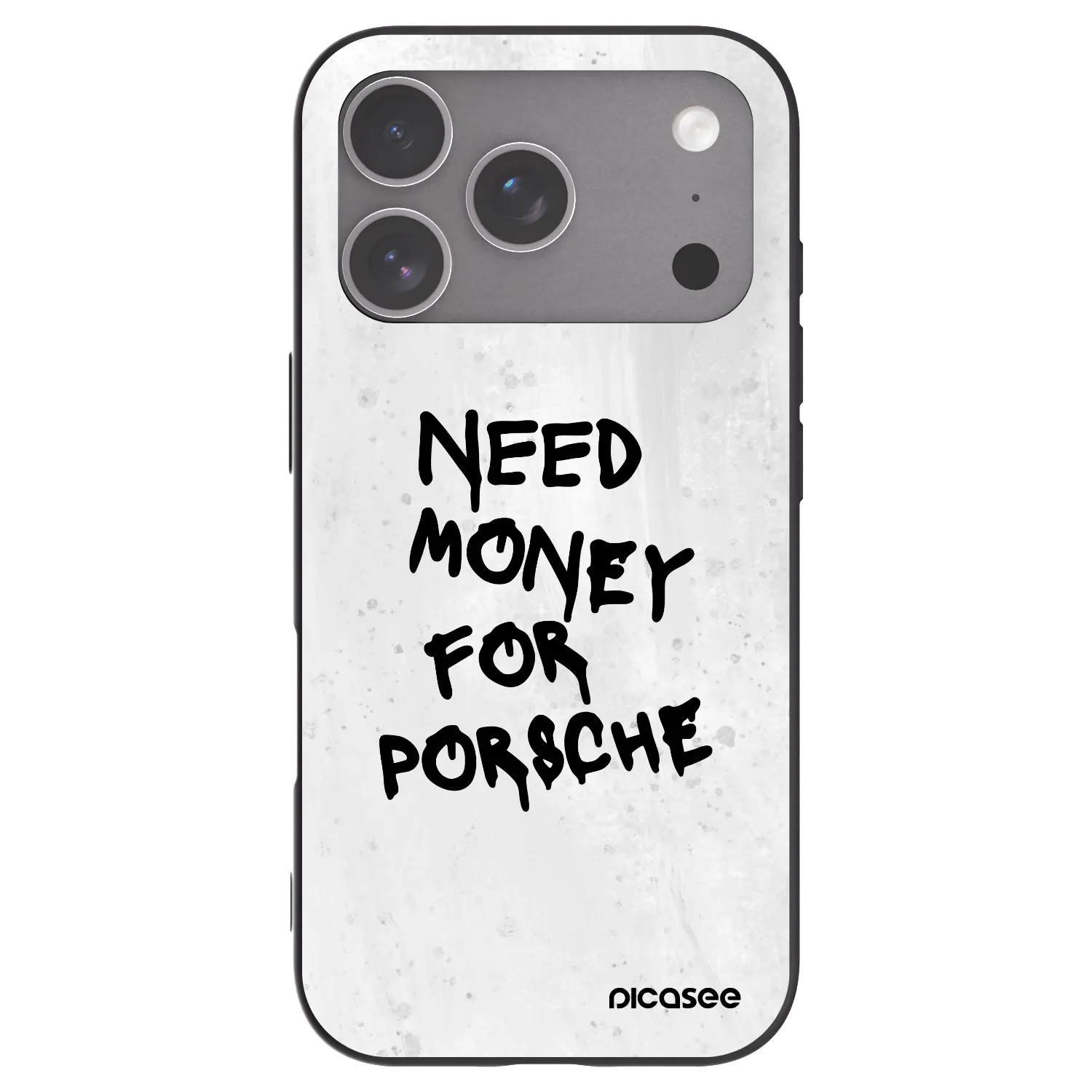 Picasee husă neagră din silicon pentru Apple iPhone 18 Pro - White Dollar
