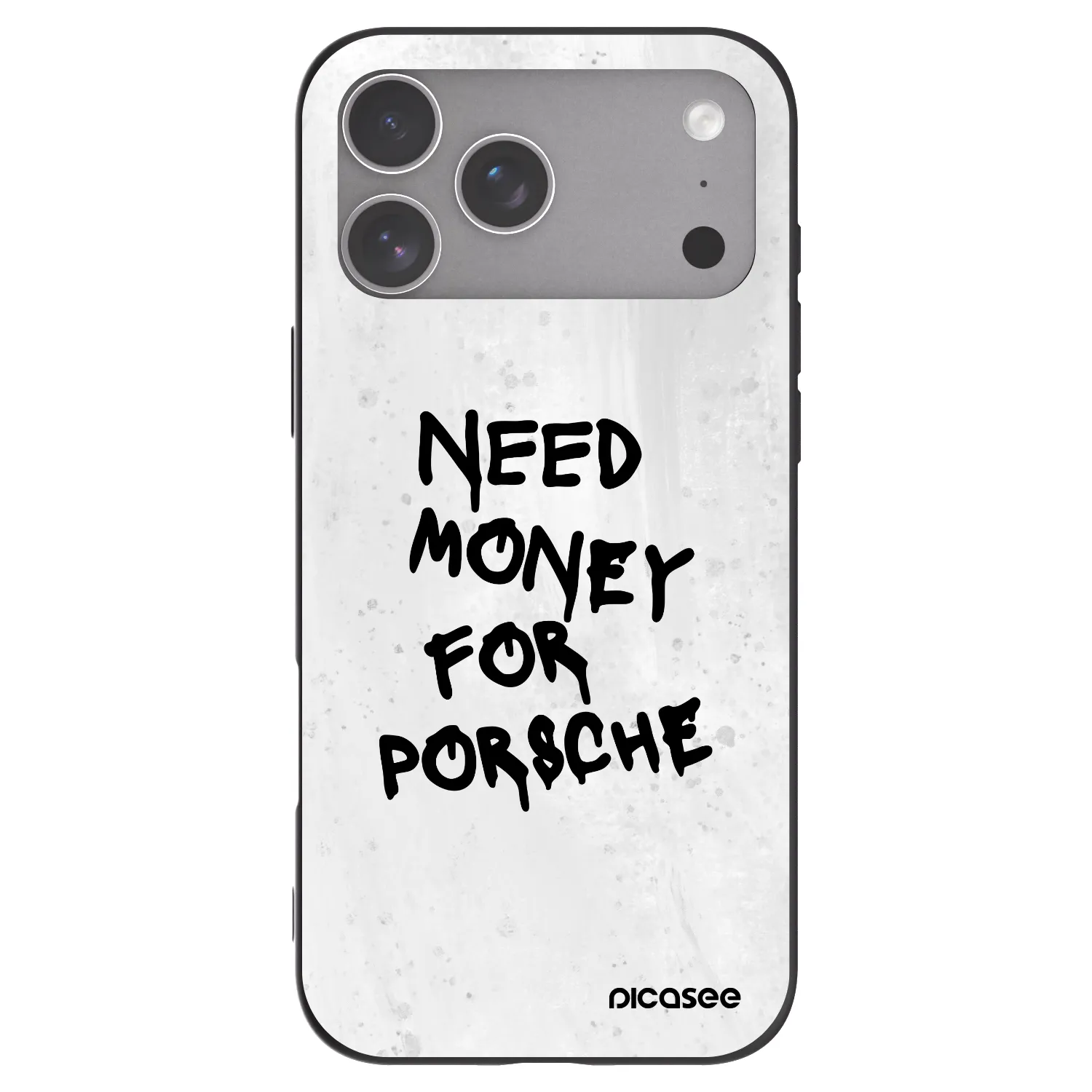 Picasee husă neagră din silicon pentru Apple iPhone 18 Pro Max - White Dollar