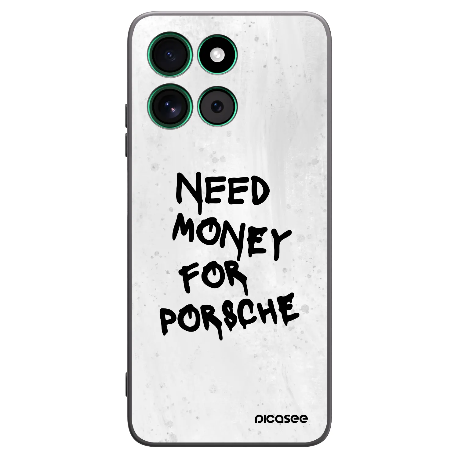 Picasee husă neagră din silicon pentru Motorola Moto G57 Power - White Dollar