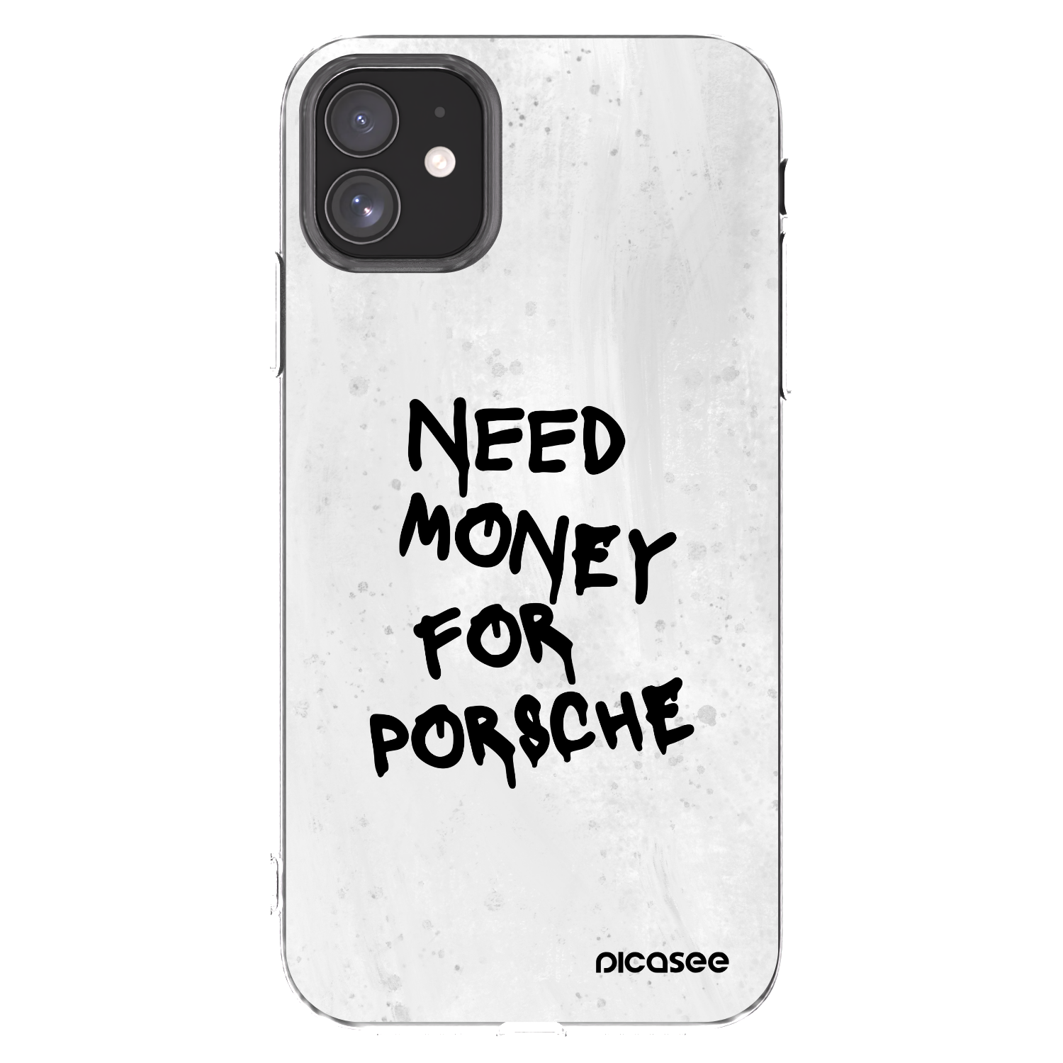 Picasee husă transparentă din silicon pentru Apple iPhone 11 - White Dollar