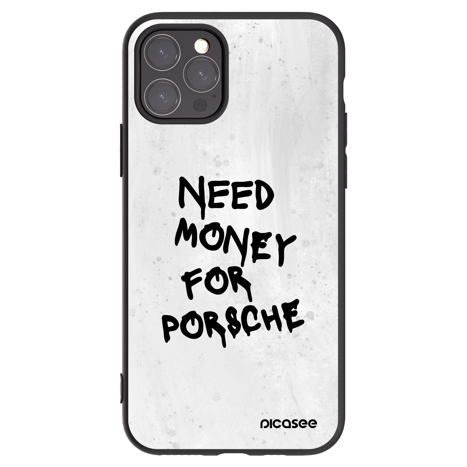 Picasee husă neagră din silicon pentru Apple iPhone 11 Pro - White Dollar