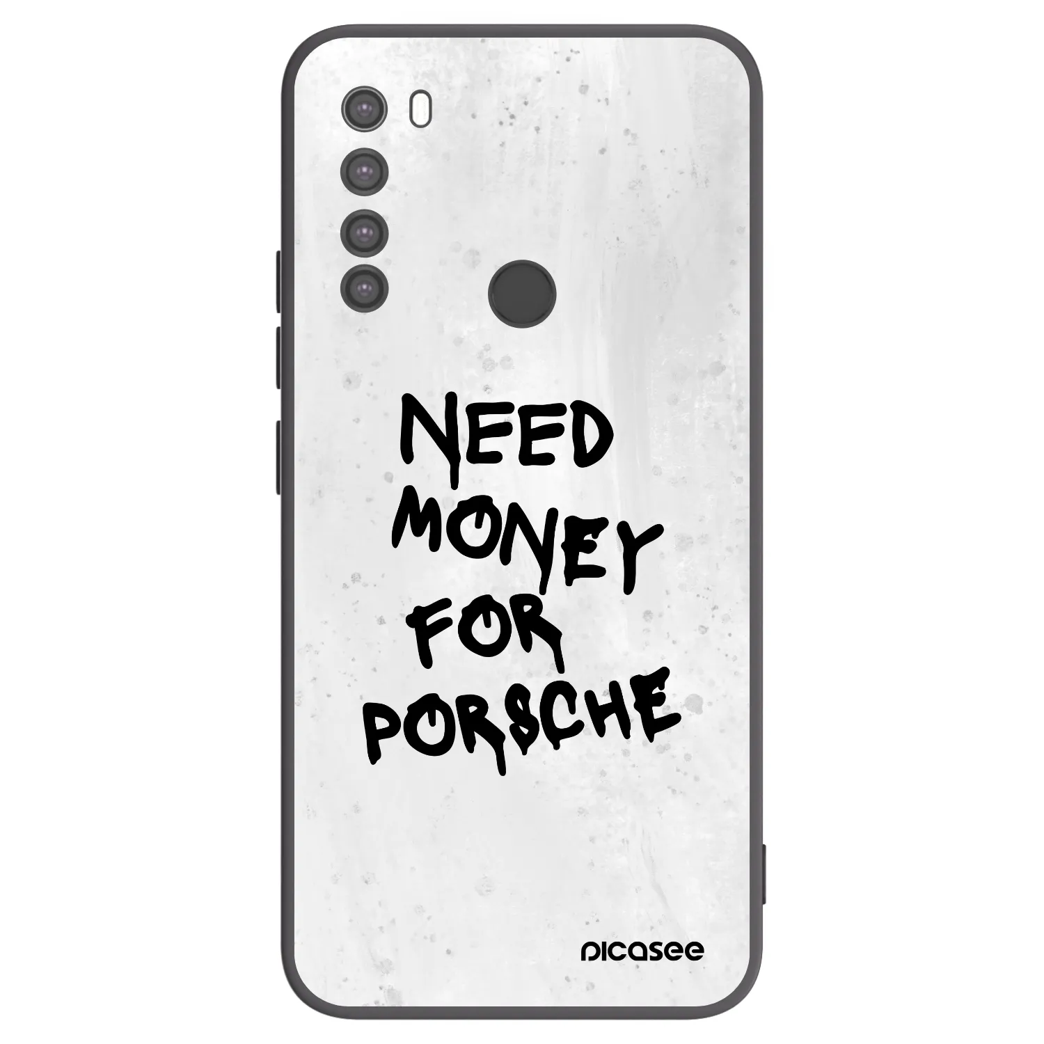 Picasee husă neagră din silicon pentru Xiaomi Redmi Note 8 - White Dollar
