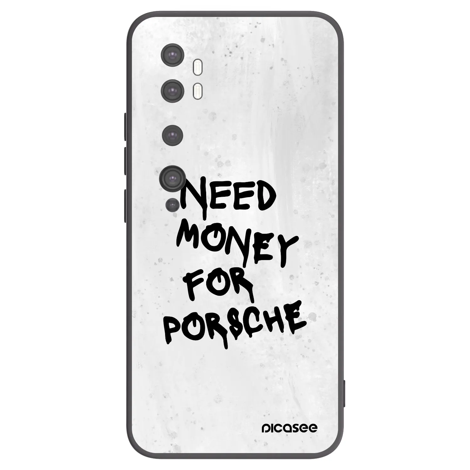 Picasee husă neagră din silicon pentru Xiaomi Mi Note 10 (Pro) - White Dollar