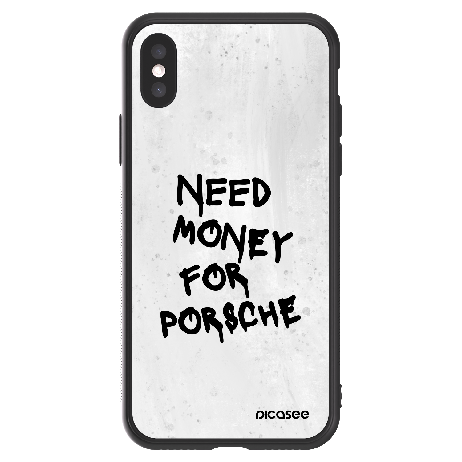 Picasee ULTIMATE CASE pentru Apple iPhone X/XS - White Dollar