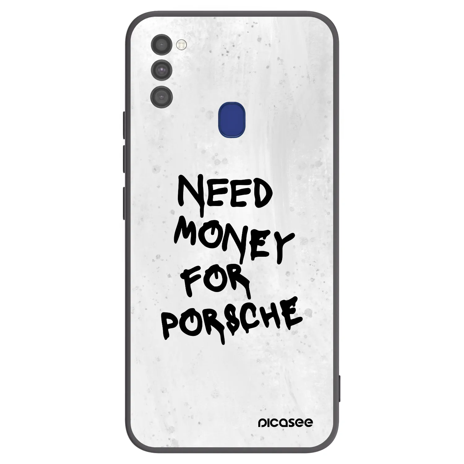 Picasee husă neagră din silicon pentru Samsung Galaxy M21 M215F - White Dollar