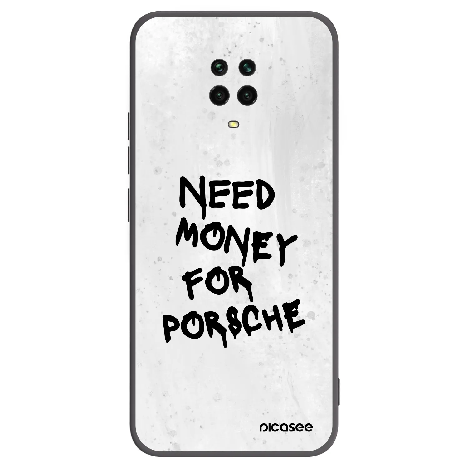Picasee husă neagră din silicon pentru Xiaomi Redmi Note 9S - White Dollar