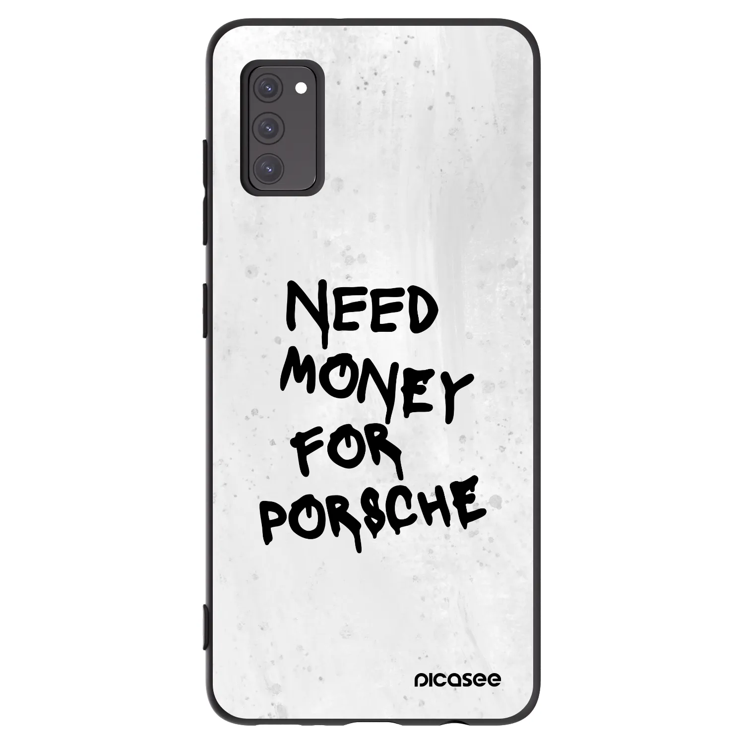 Picasee husă neagră din silicon pentru Samsung Galaxy A41 A415F - White Dollar