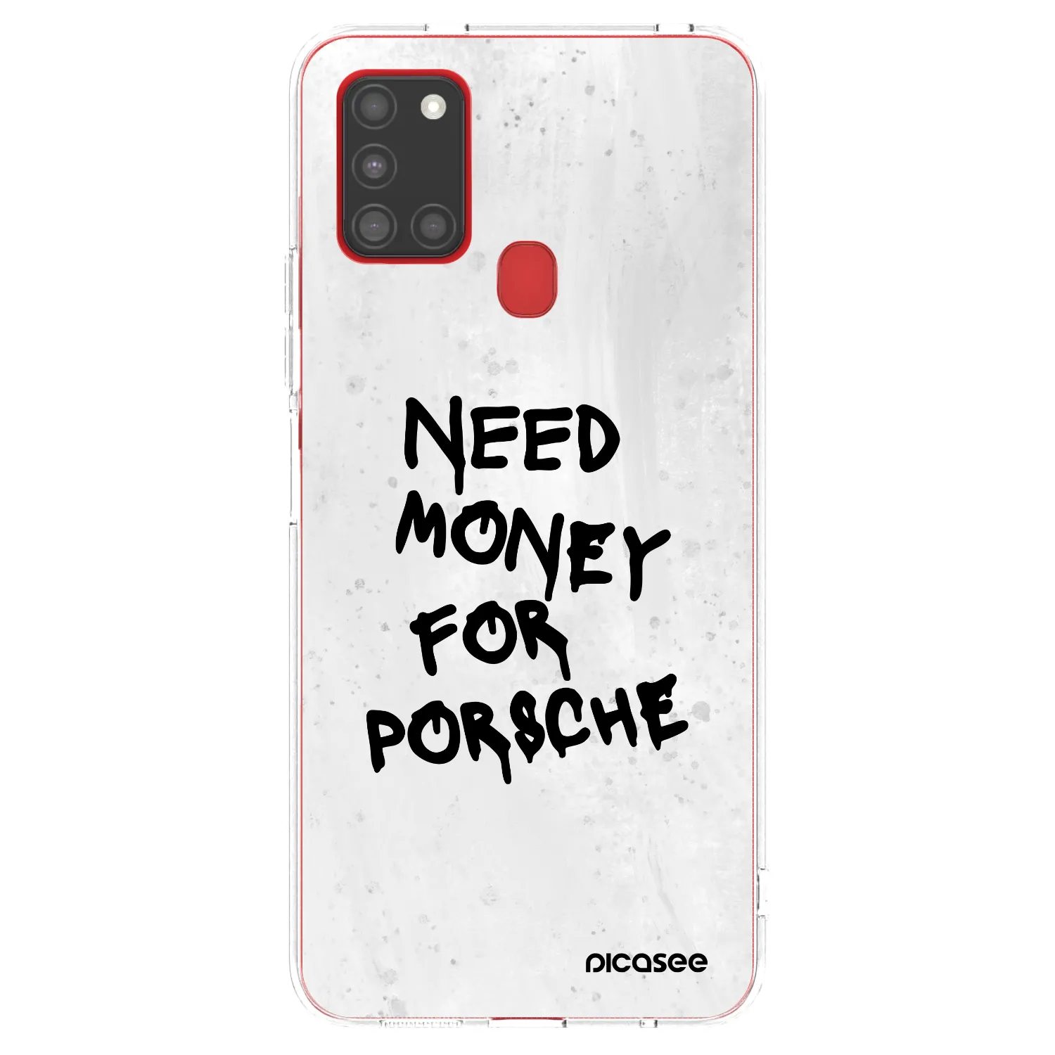 Picasee husă transparentă din silicon pentru Samsung Galaxy A21s - White Dollar