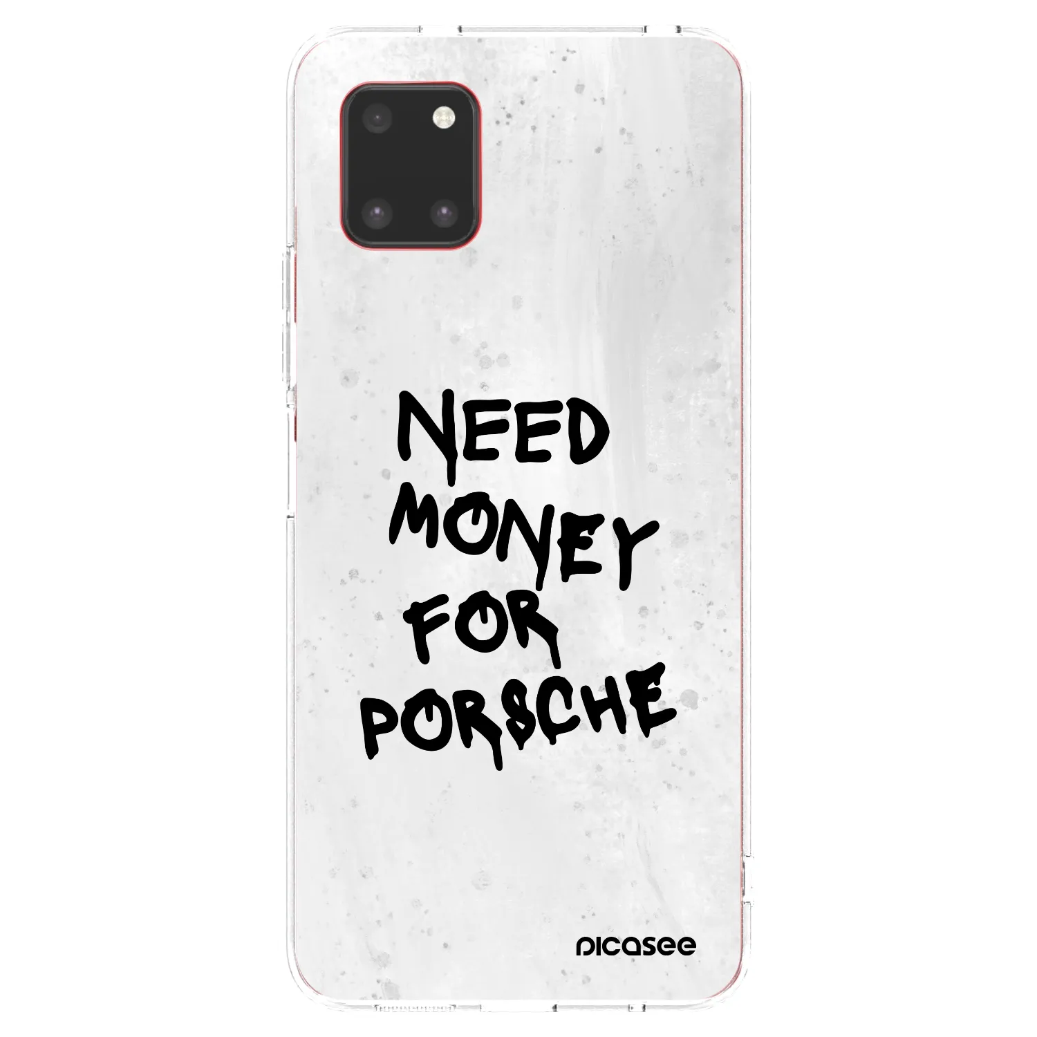 Picasee husă transparentă din silicon pentru Samsung Galaxy Note 10 Lite N770F - White Dollar
