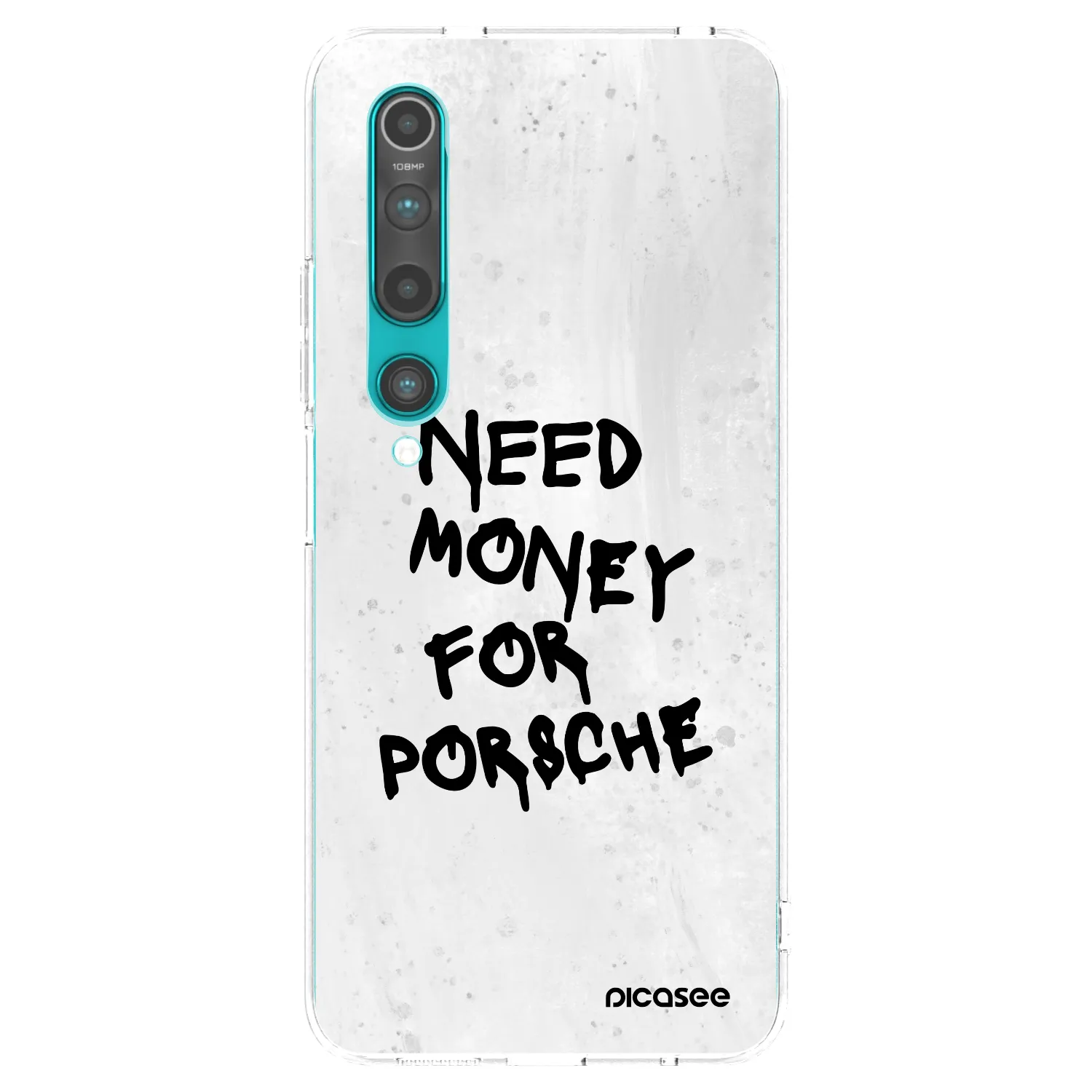 Picasee husă transparentă din silicon pentru Xiaomi Mi 10 - White Dollar