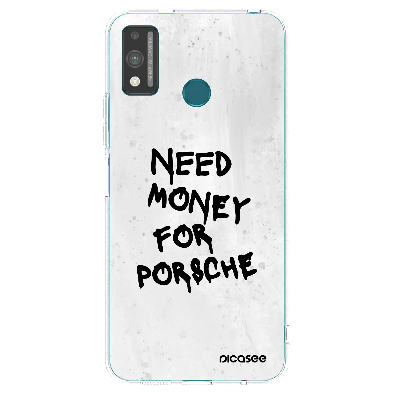 Picasee husă transparentă din silicon pentru Honor 9X Lite - White Dollar