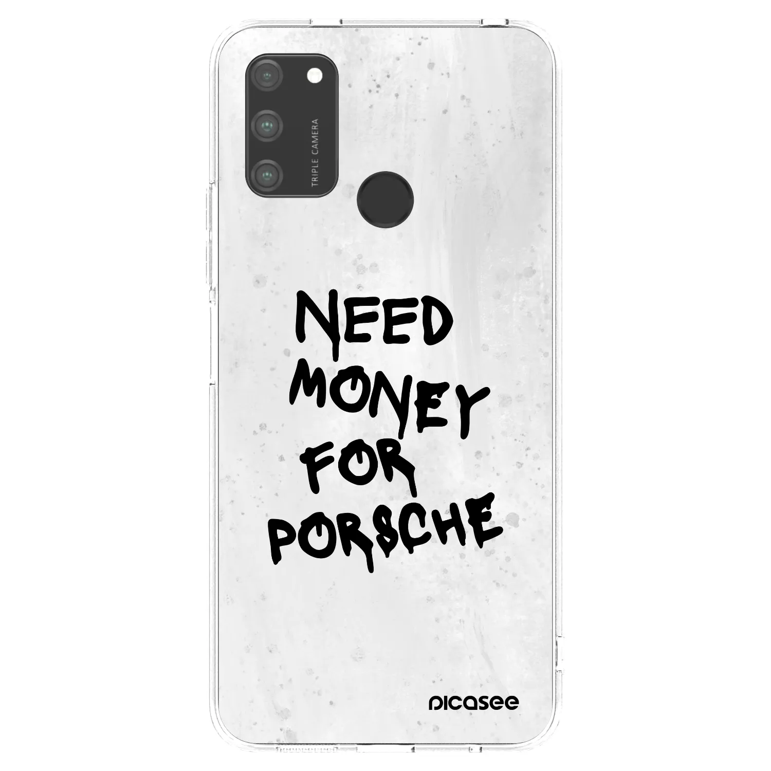 Picasee husă transparentă din silicon pentru Honor 9A - White Dollar
