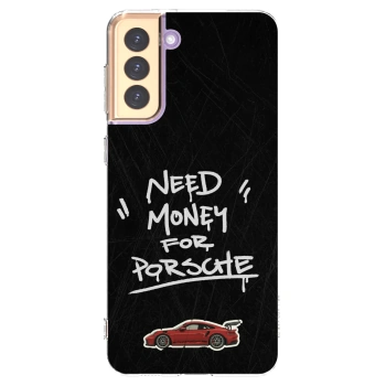 Picasee husă transparentă din silicon pentru Samsung Galaxy S21+ 5G G996F - Dark Racer