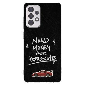 Picasee husă transparentă din silicon pentru Samsung Galaxy A52 5G A525F - Dark Racer